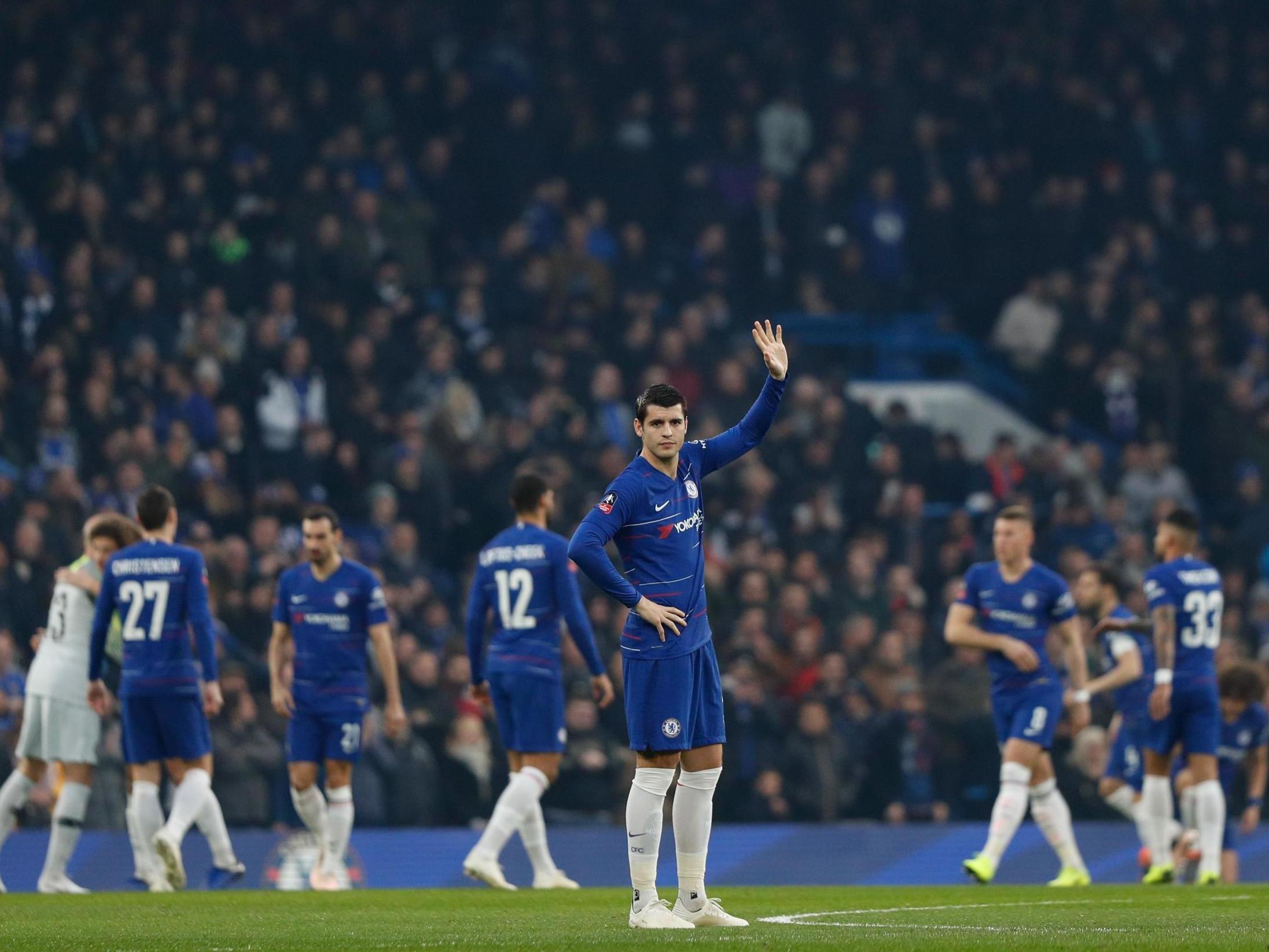 The Spaniard celebrates his second goal of the game