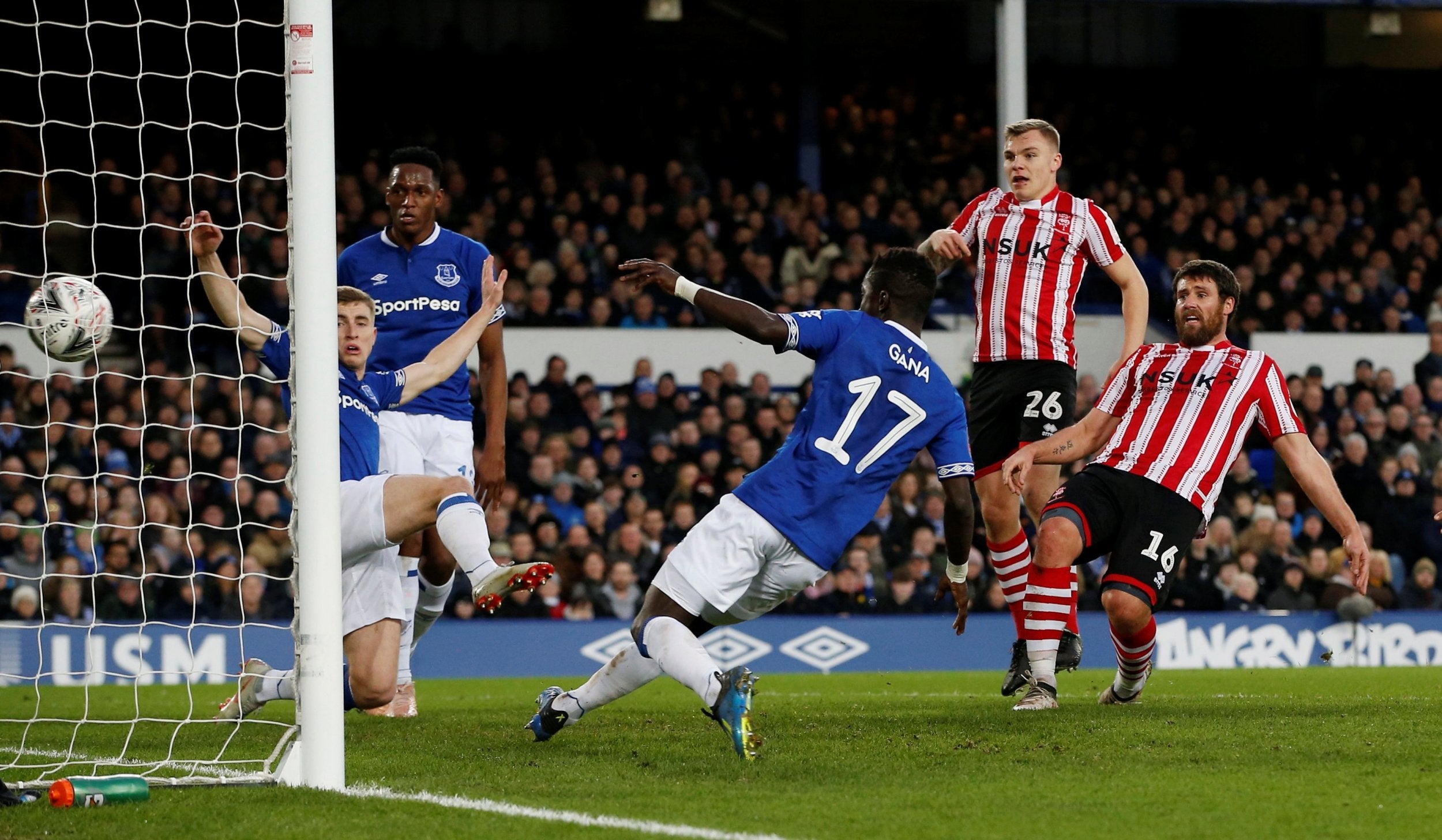 Michael Bostwick pegged Everton back to set up a nervous encounter