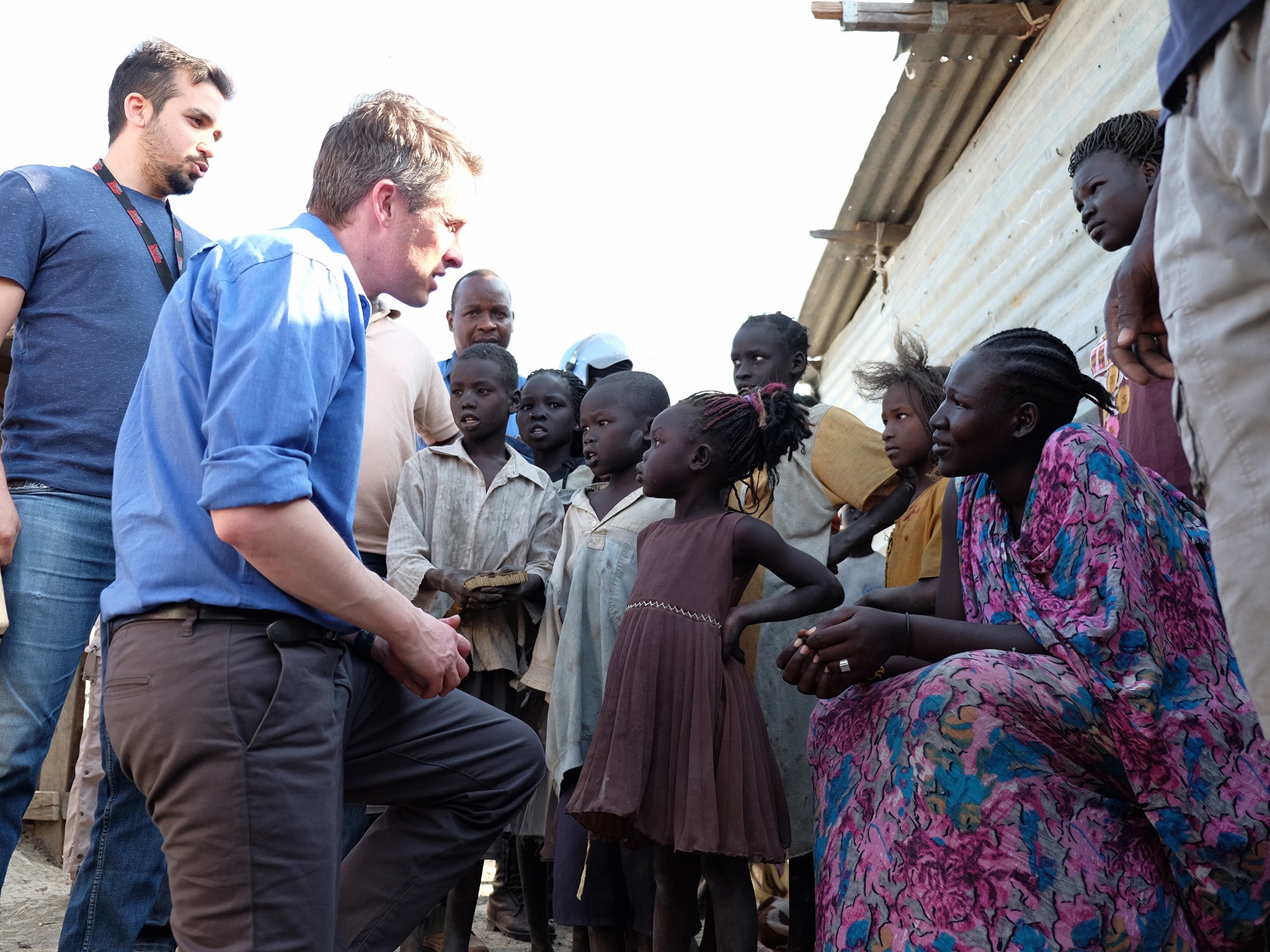 Gavin Williamson visited South Sudan on Friday