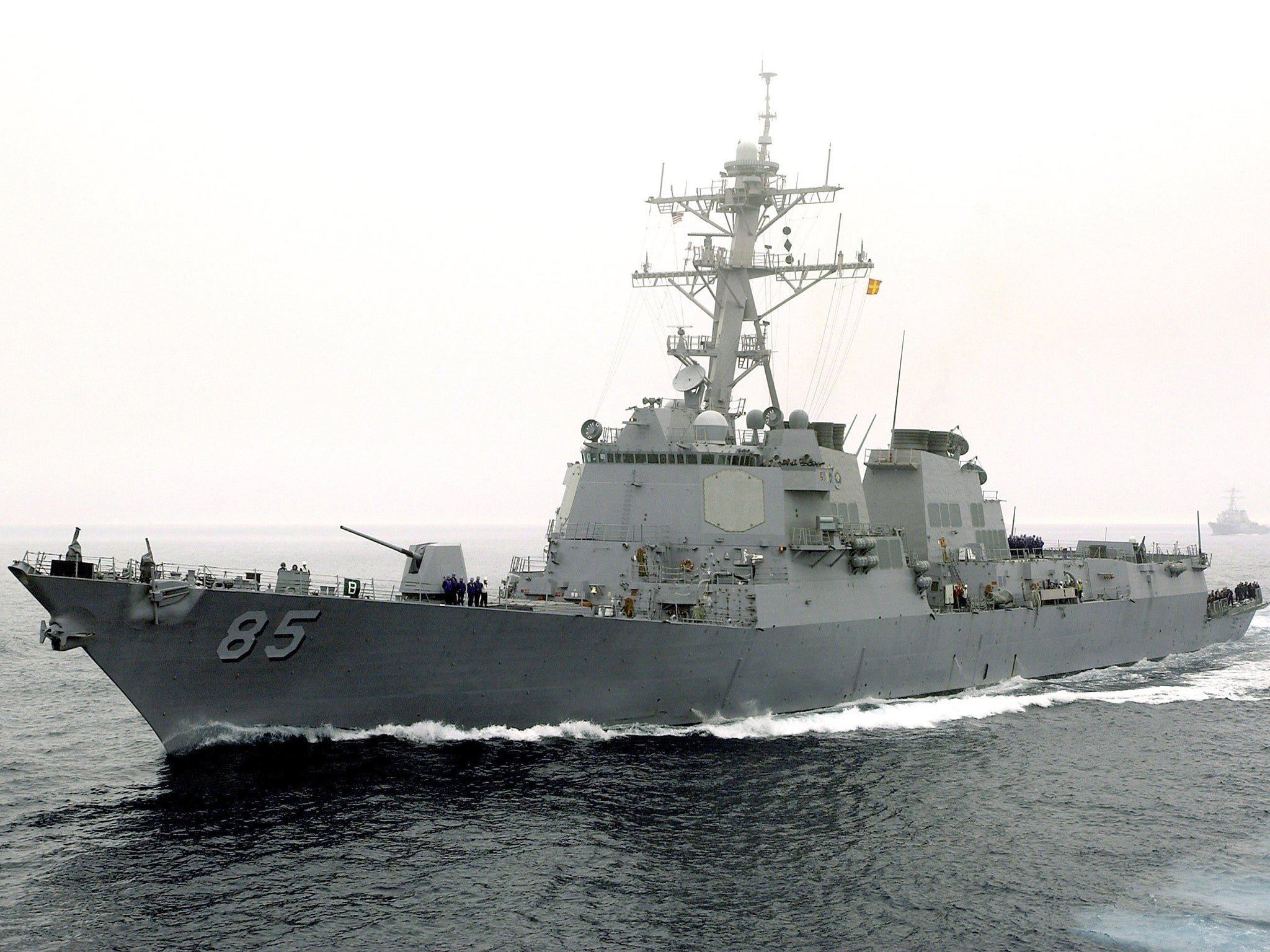 USS McCampbell carried out a 'freedom of navigation' operation by sailing within 12 nautical miles of the Paracel Island chain