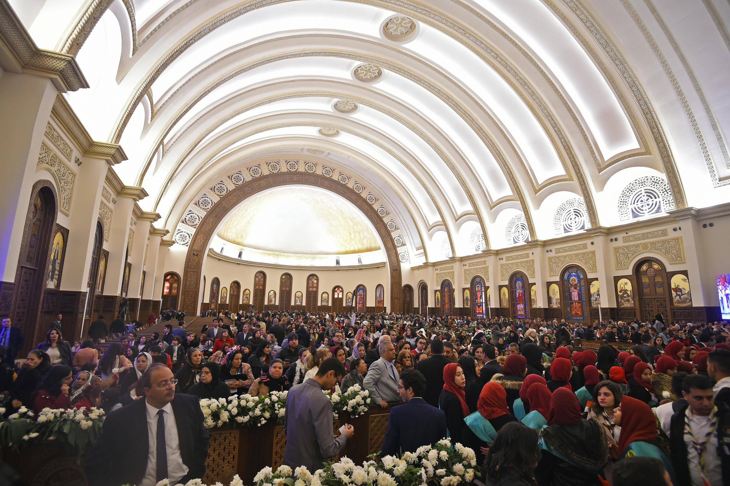 Christian worshippers attend Orthodox Christmas mass and the inauguration of the Cathedral of the Nativity of Christ in Egypt's New Administrative Capital