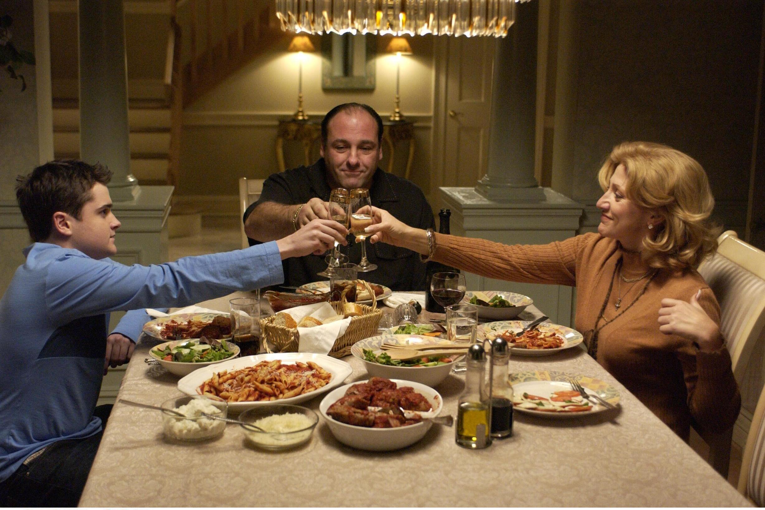 Edie Falco and Robert Iler played Tony Soprano's wife and son in the series (Rex)