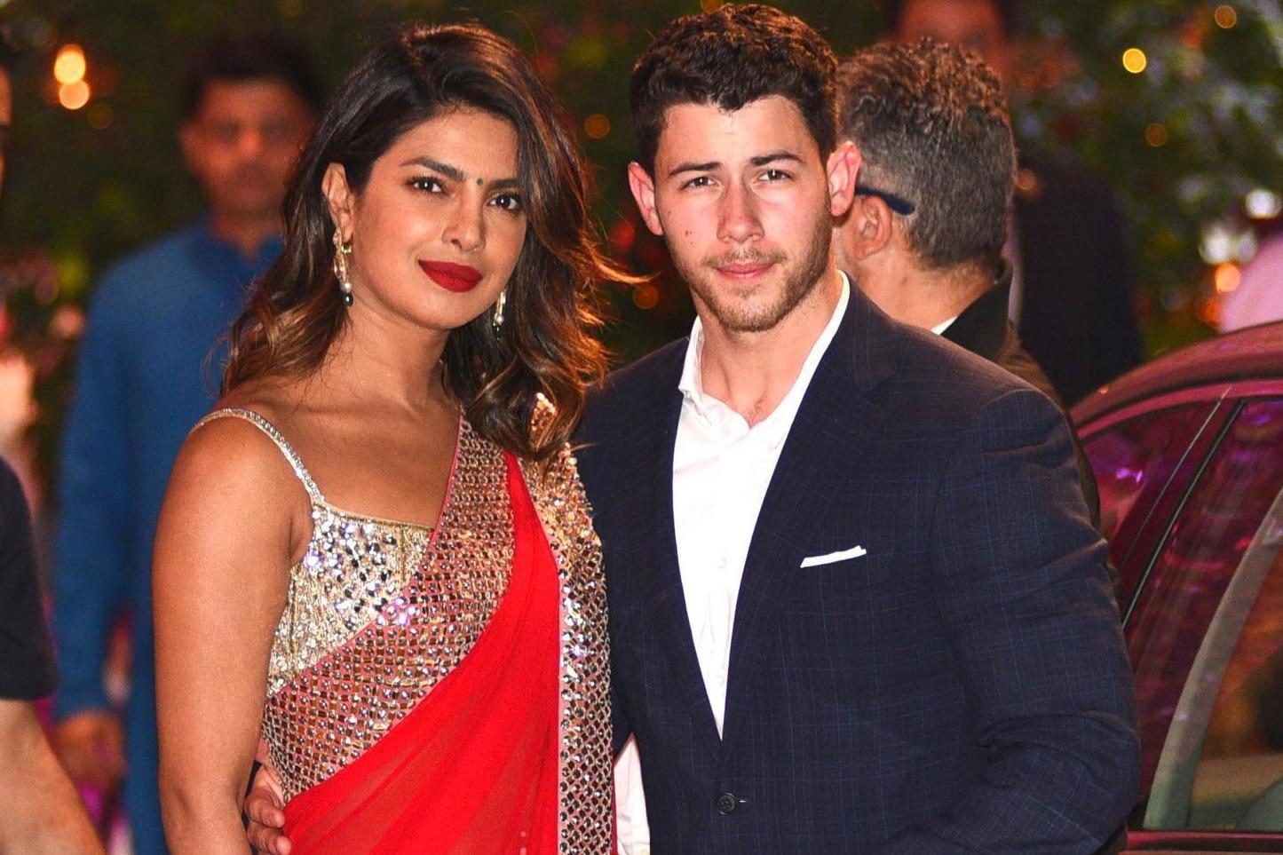 The kaliras worn by Priyanka Chopra on her wedding day were custom-made (Getty)