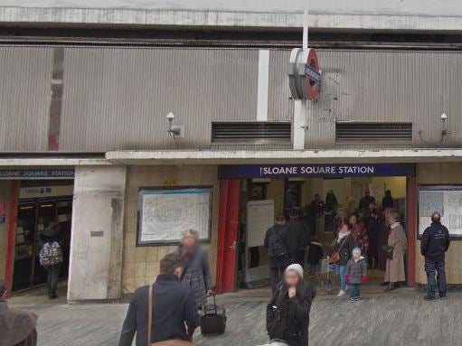 Ambulances and police cars were seen outside the station