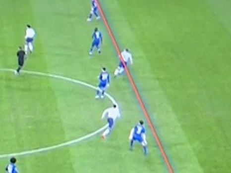 Chelsea's video analysis appears to show Kane in an offside position