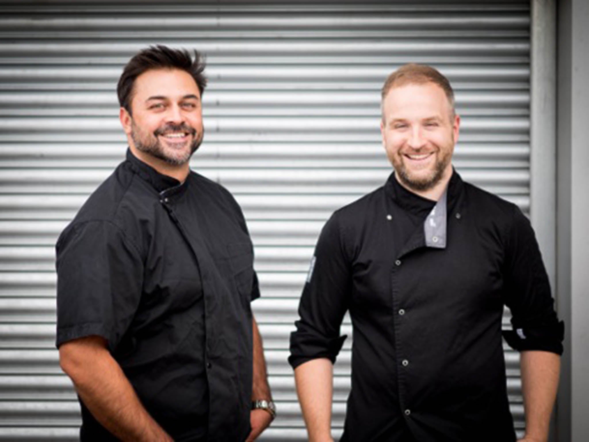 &#13;
&#13;
Dhruv Baker and Tom Whitaker were both on MasterChef and now run their own cured meats company &#13;