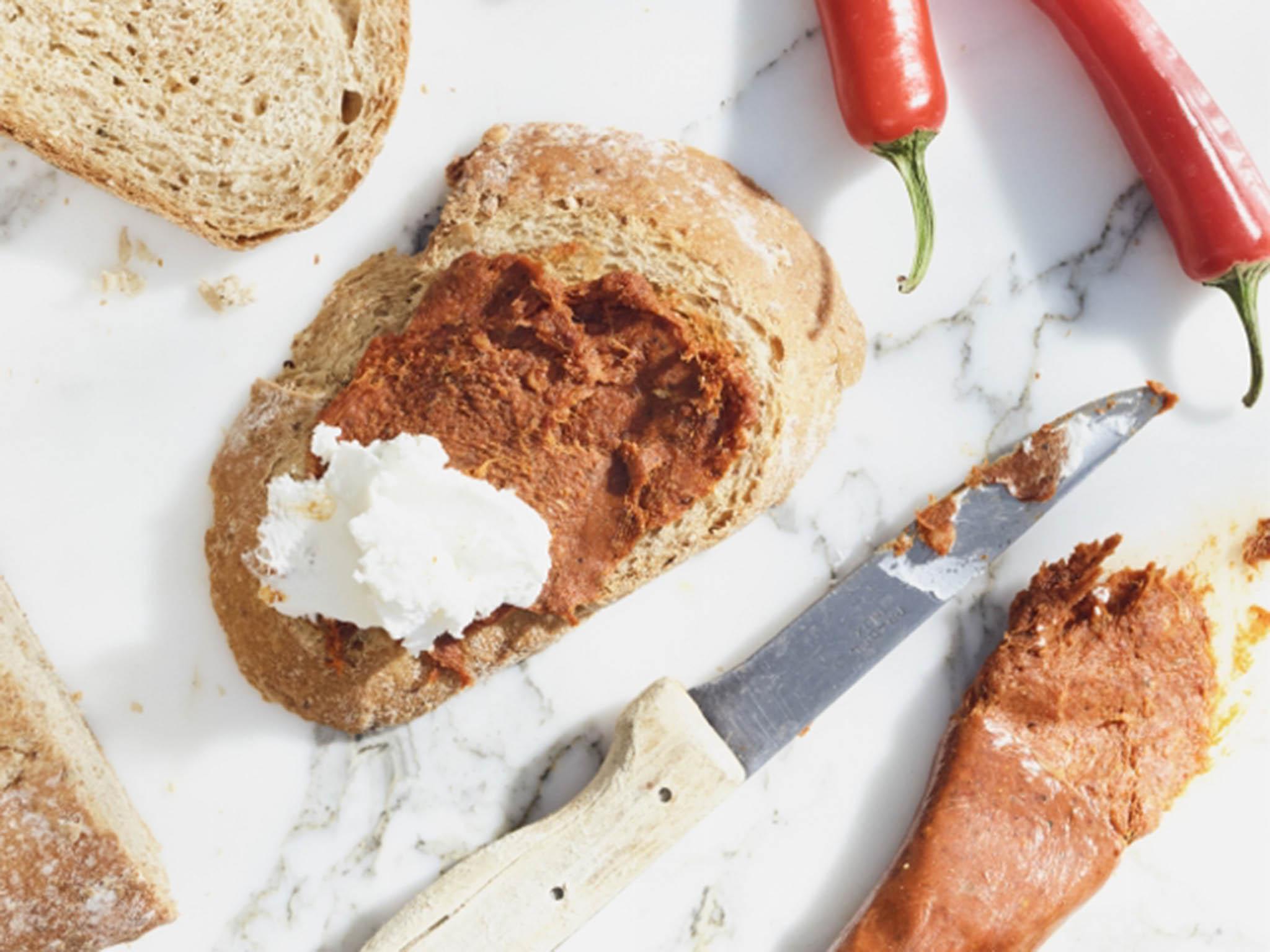 This rather hot spreadable ’nduja is made from salami from Dorset