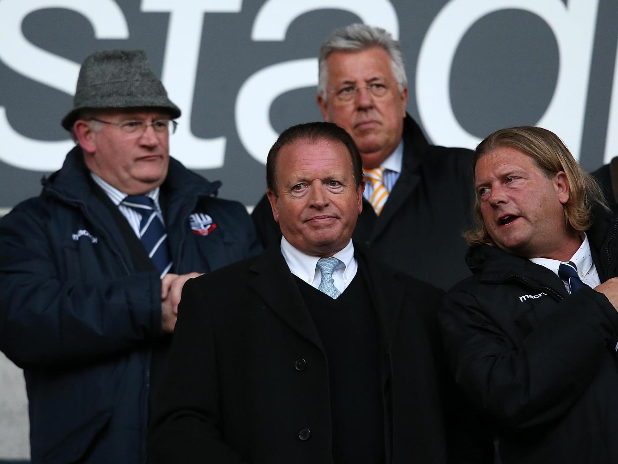 Ken Anderson, second left, labelled Dale Vince as 'one of the strangest people I have ever come across in football'