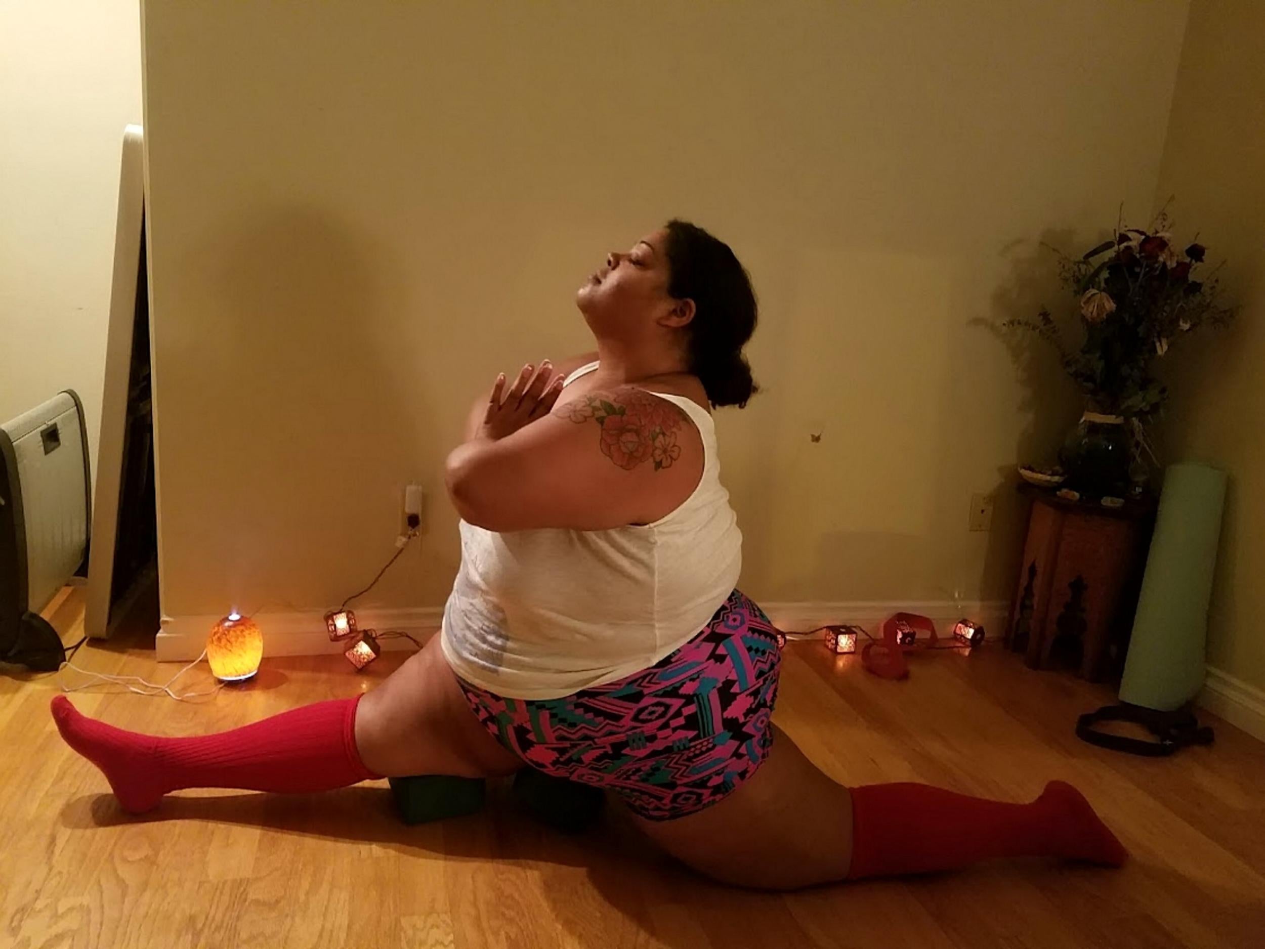 Rihal was inspired to learn yoga herself and teach others (SWNS)