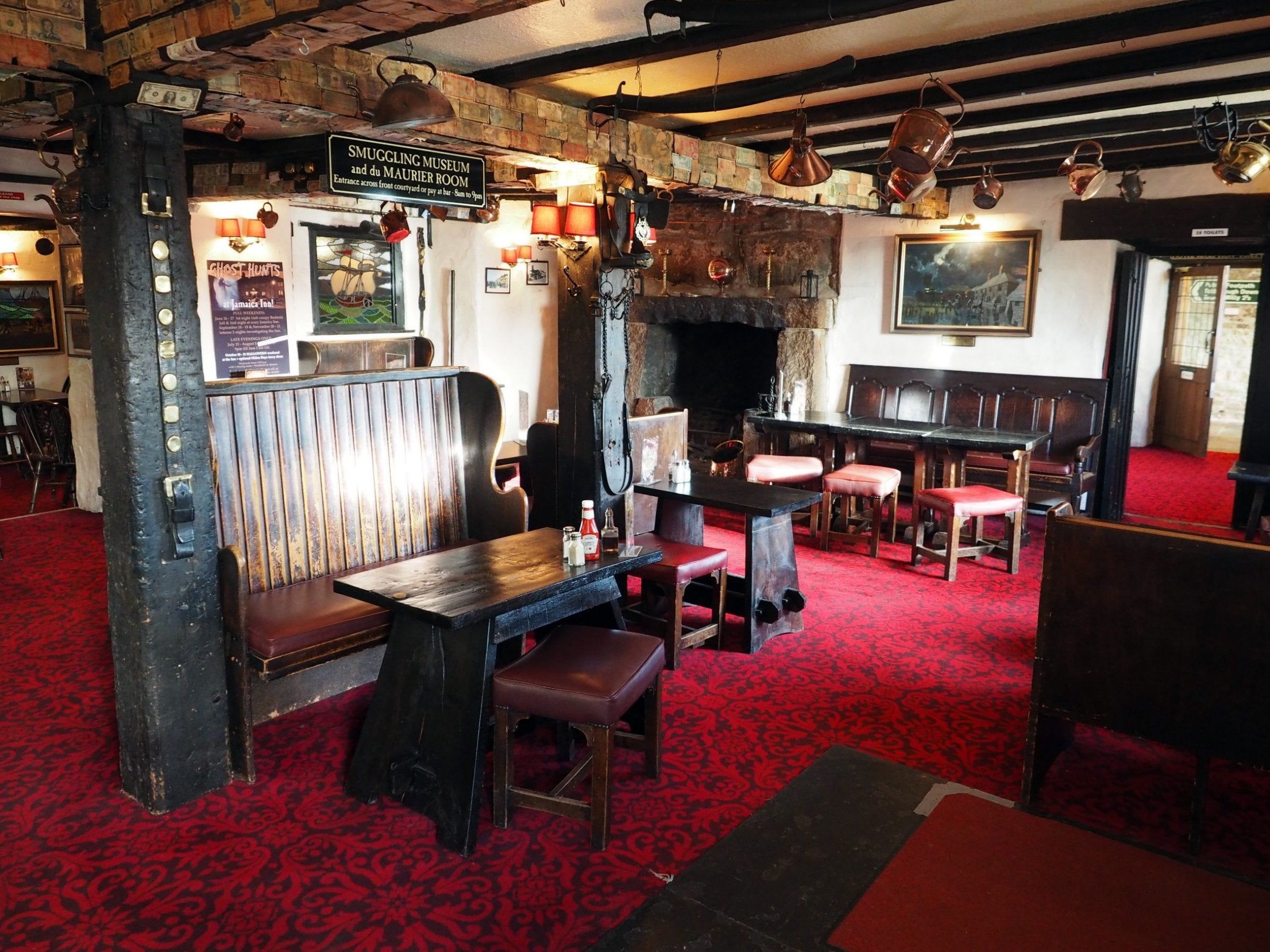 The interior of Jamaica Inn