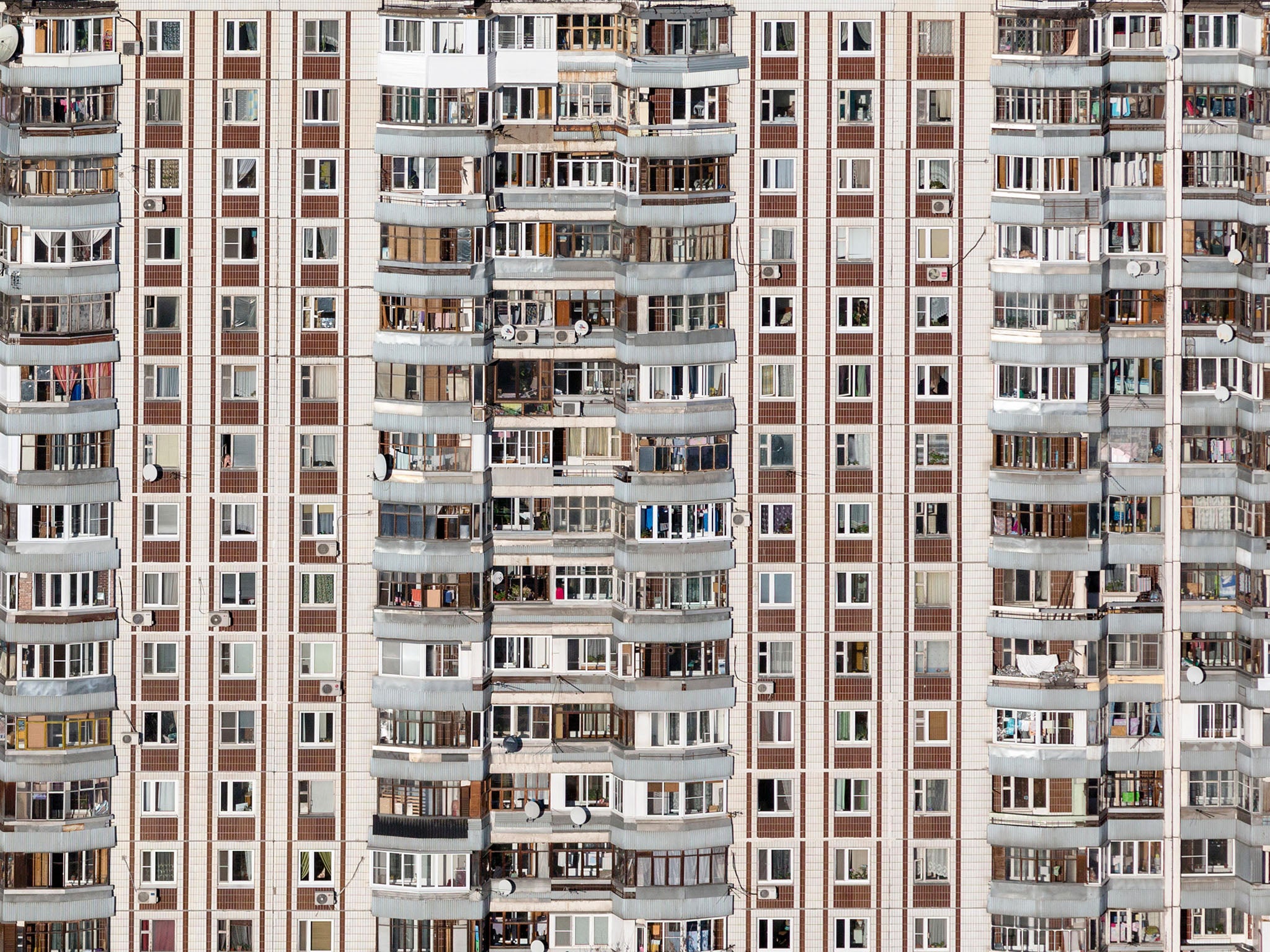 Most Magnitogorsk residents live in tenement-style concrete highrises