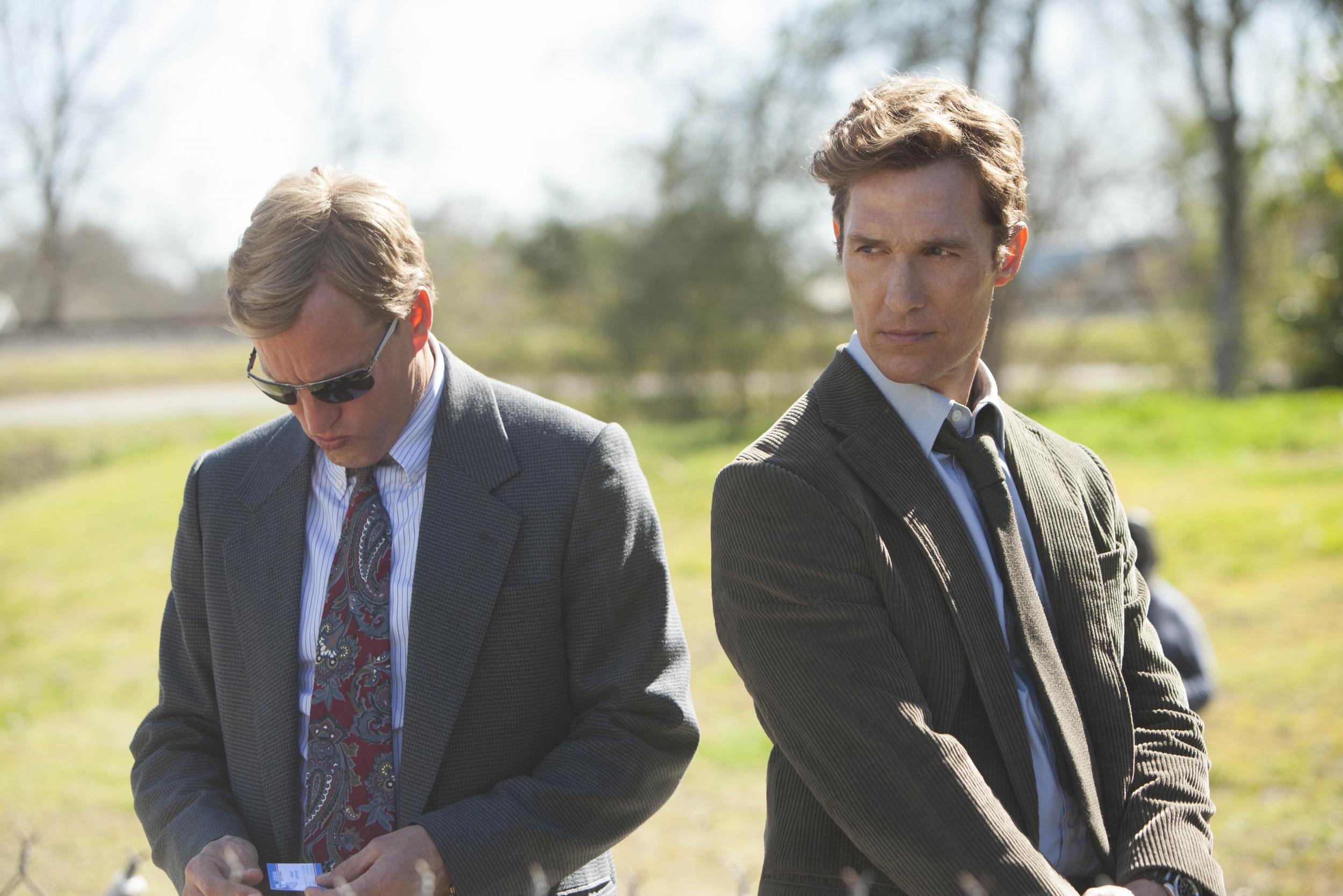 Woody Harrelson and Matthew McConaughey in season one of ‘True Detective’