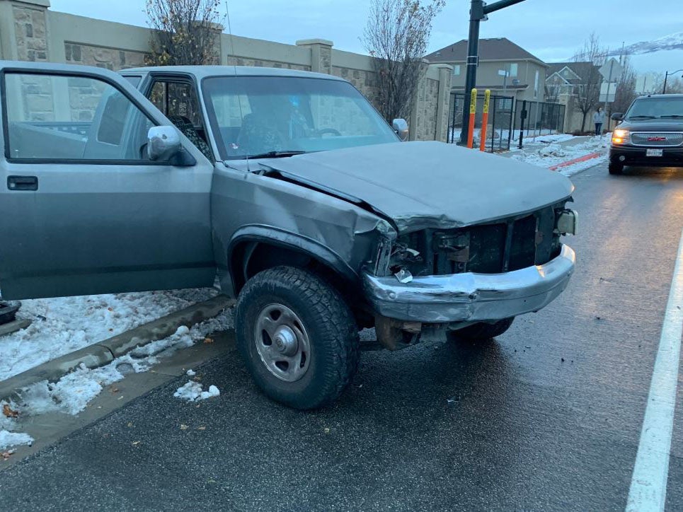 A 17-year-old girl crashed her truck into a car while doing the Bird Box challenge