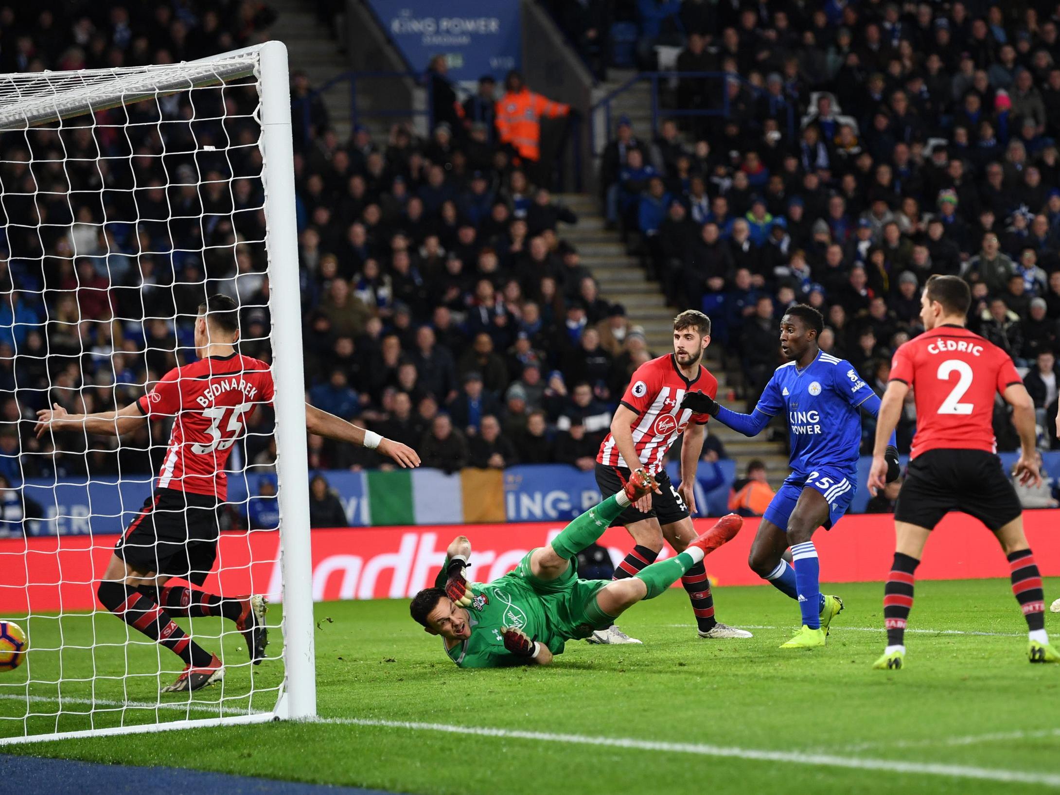 Wilfred Ndidi clawed one back for the hosts