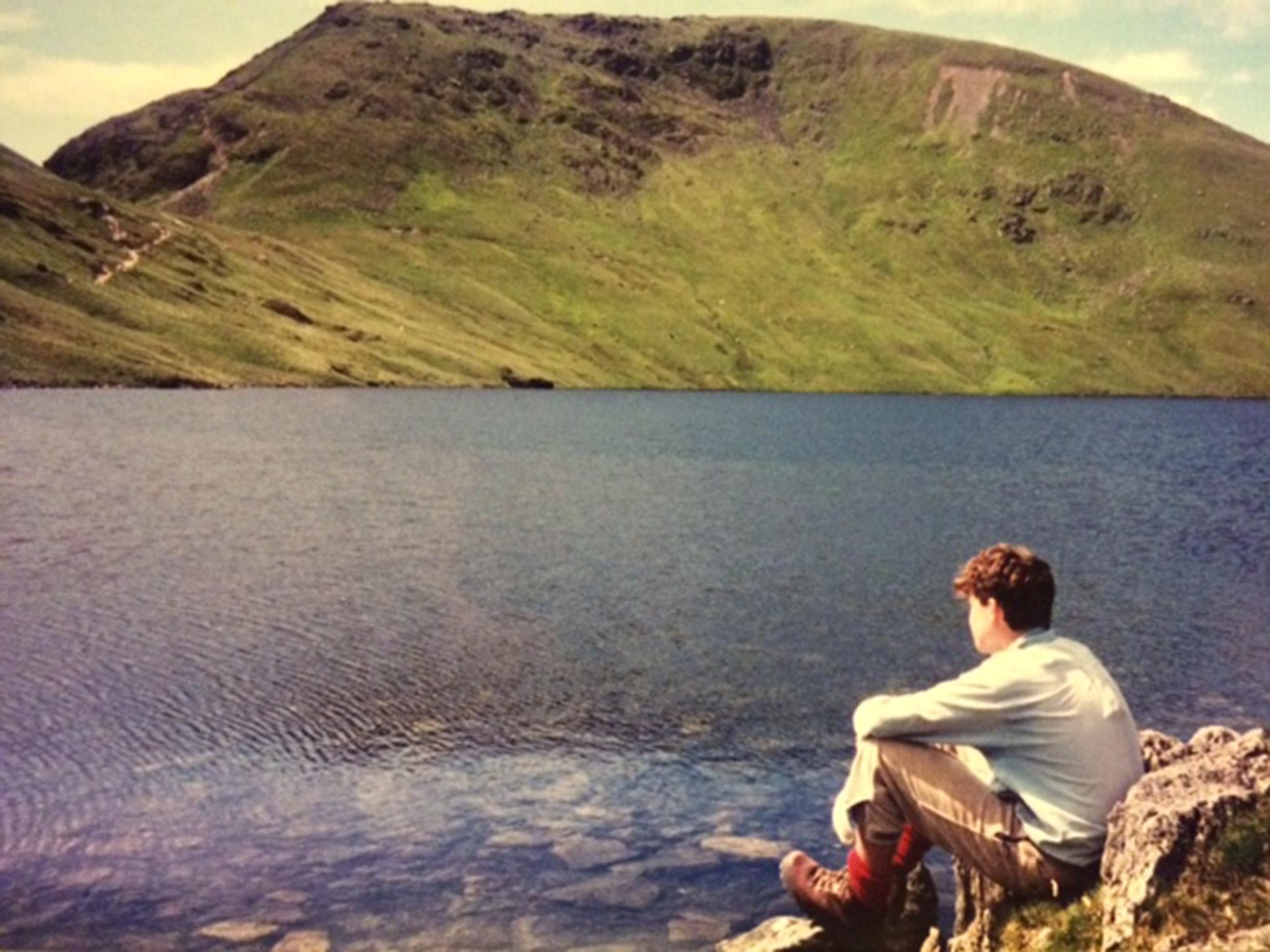 A teenage Will broods in the Lakes