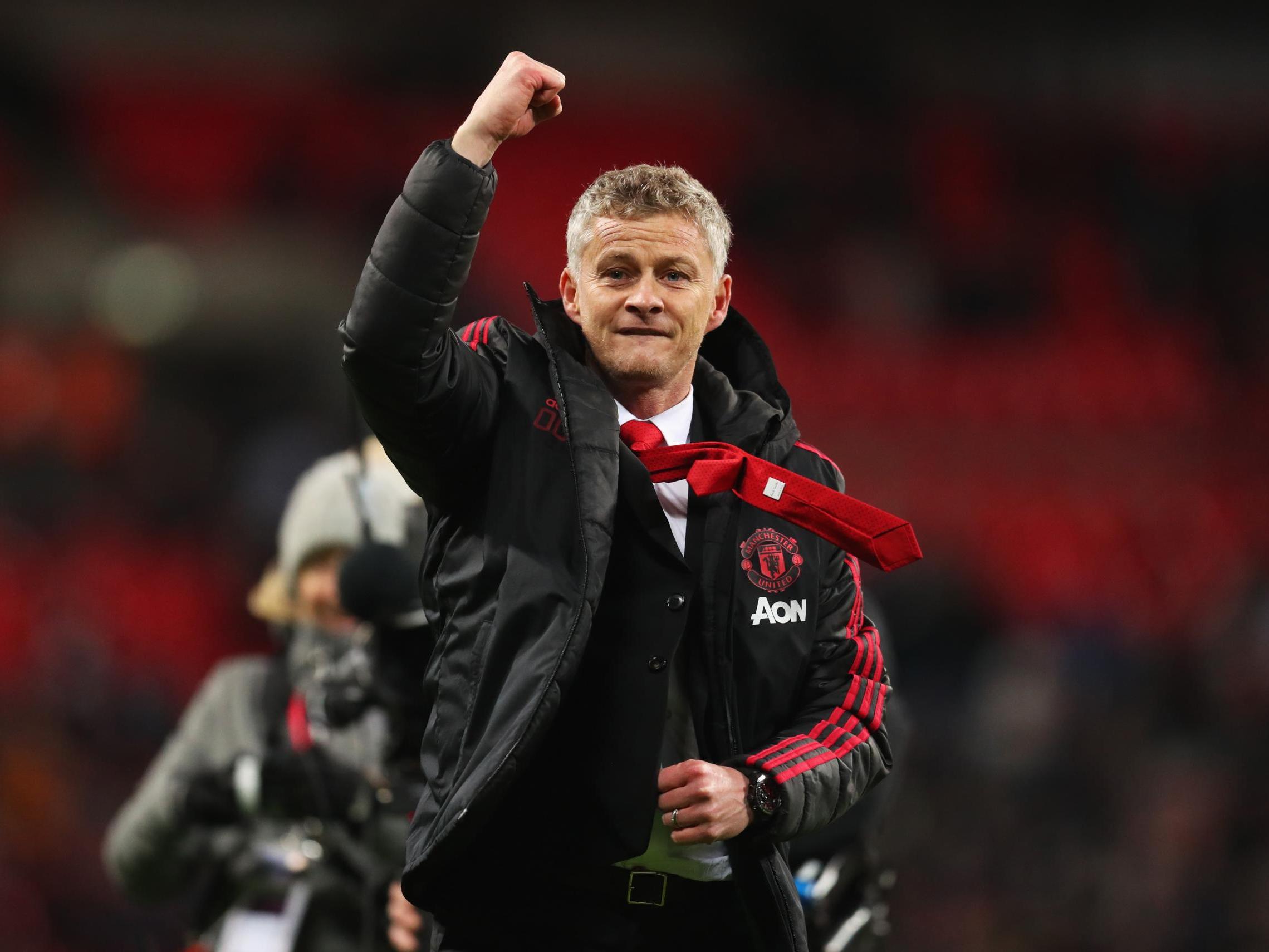 Solskjaer made it six wins in a row since taking charge