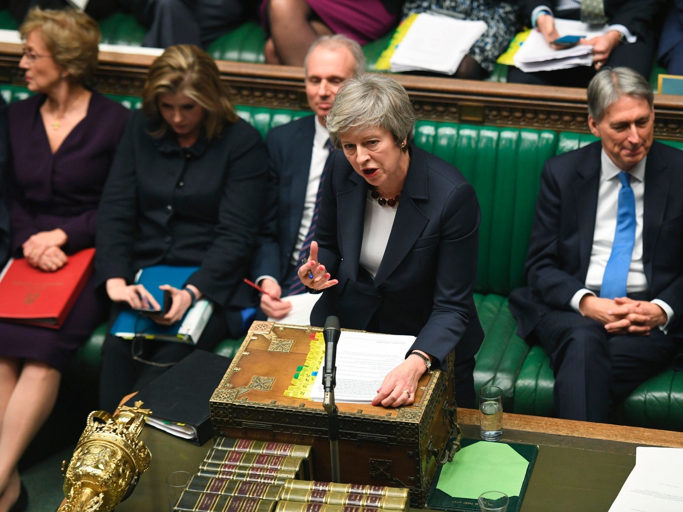 May faces MPs in the Commons in January 2019