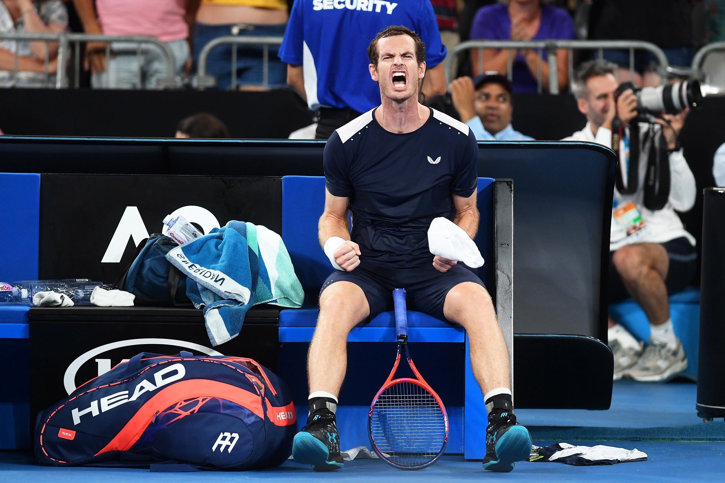 Murray fought back from nowhere to level the match