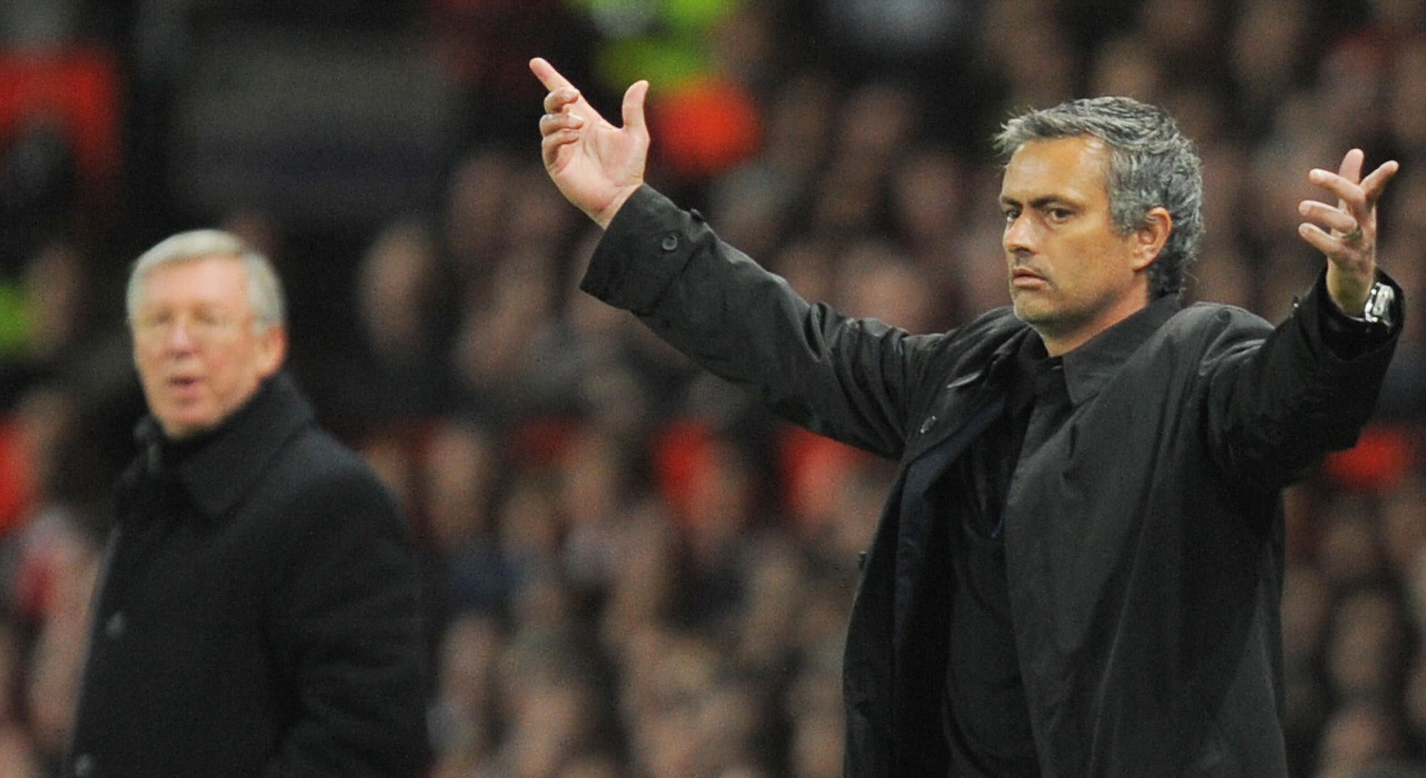 Mourinho's persona was seen by many as a more natural heir to Ferguson's sometimes brash style