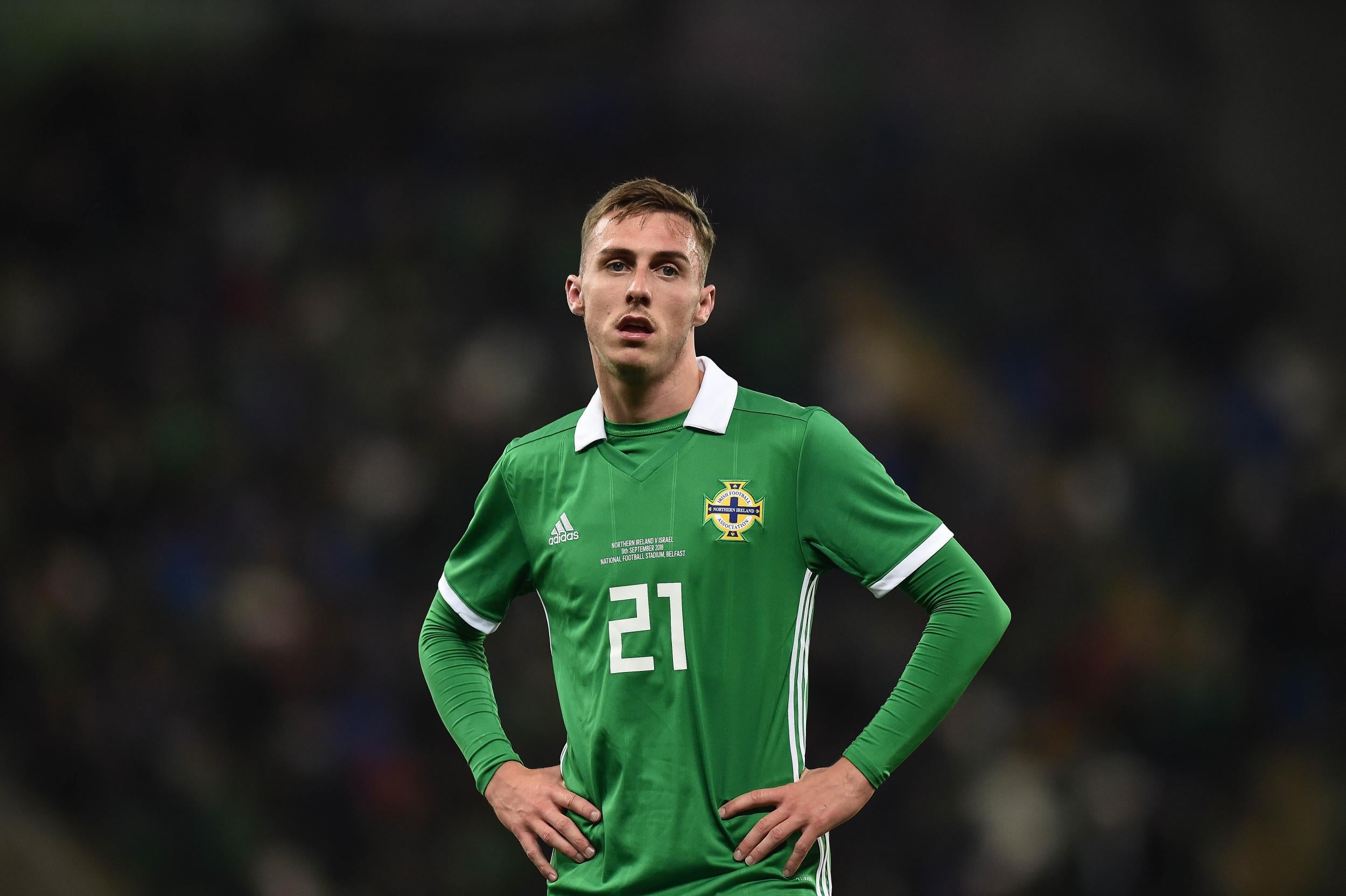 Gavin Whyte has broken into the Northern Ireland team in the last year