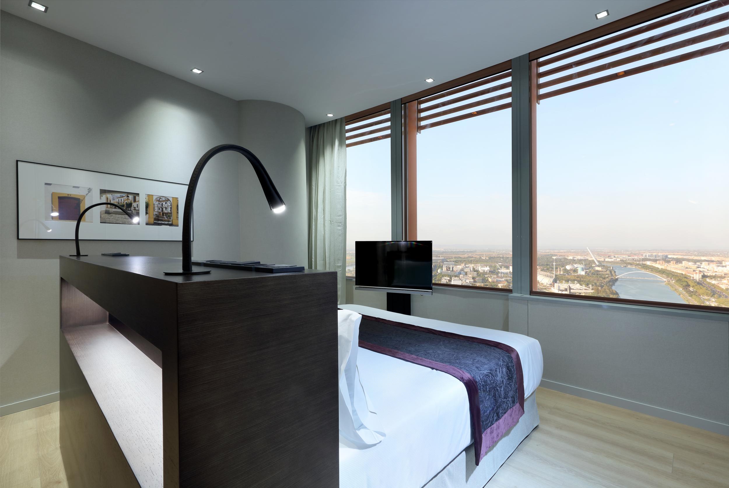 Enjoy incredible views of the city at Torre Sevilla