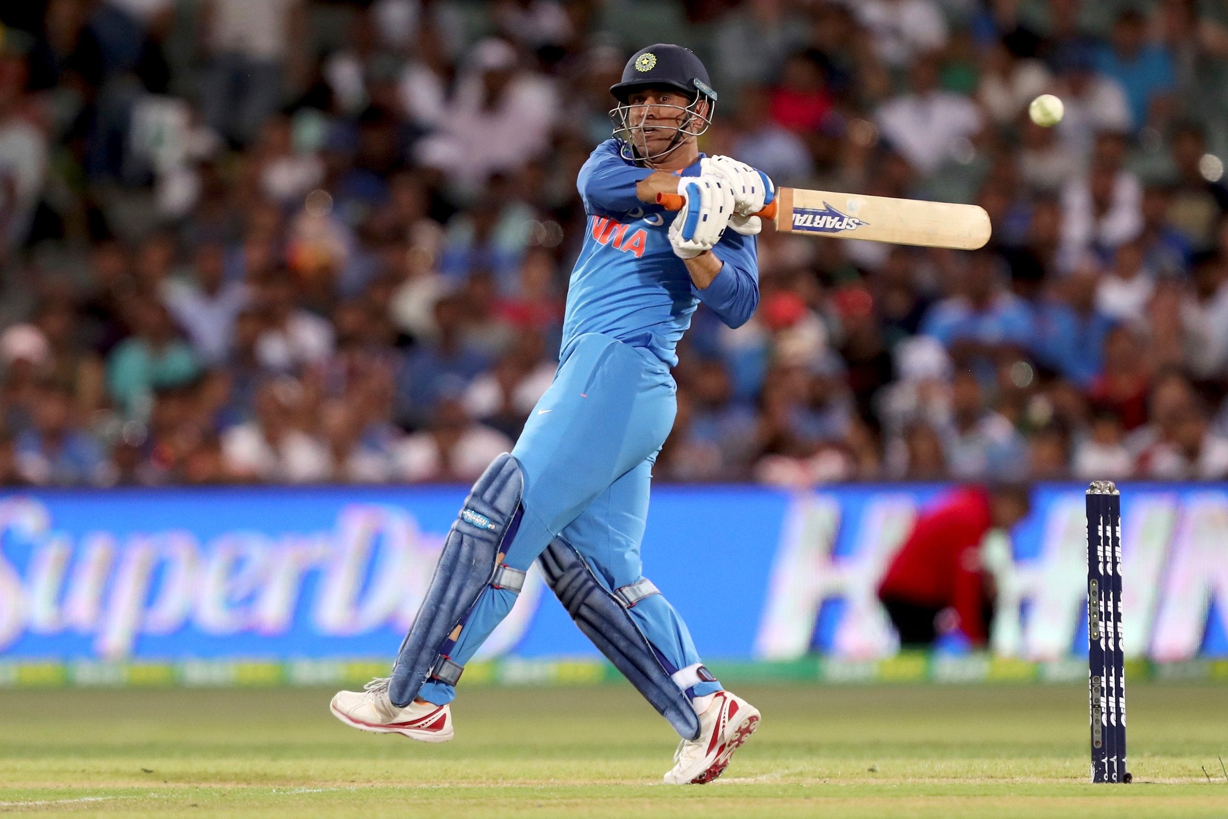 MS Dhoni scored an unbeaten 55 off 54 balls