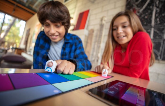 Specdrums are app-enabled rings that turn colors into music with a simple tap