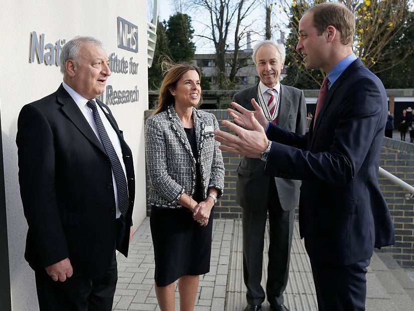 Gore meets the Duke of Cambridge in 2015