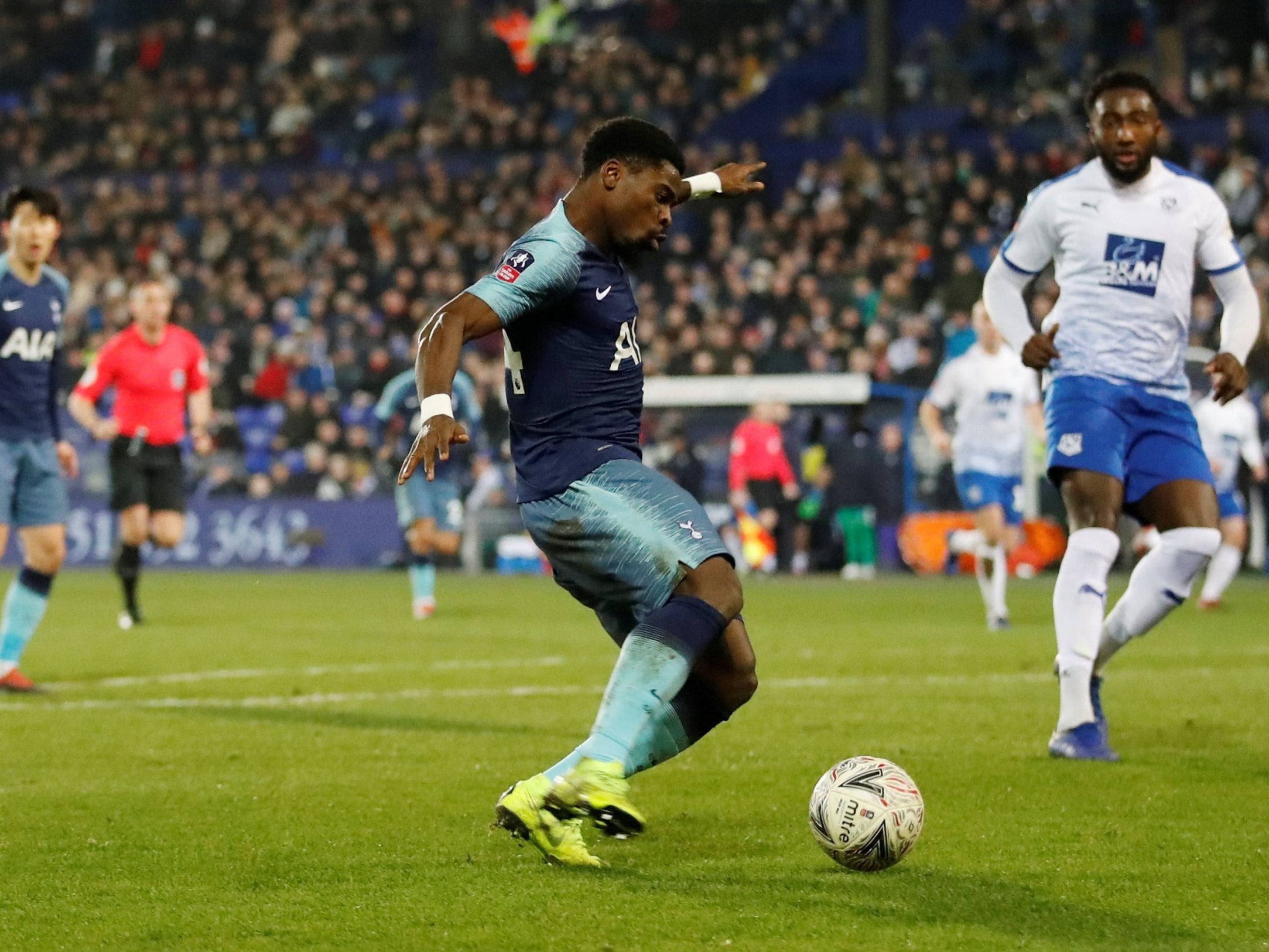 Serge Aurier pictured during the FA Cup third round