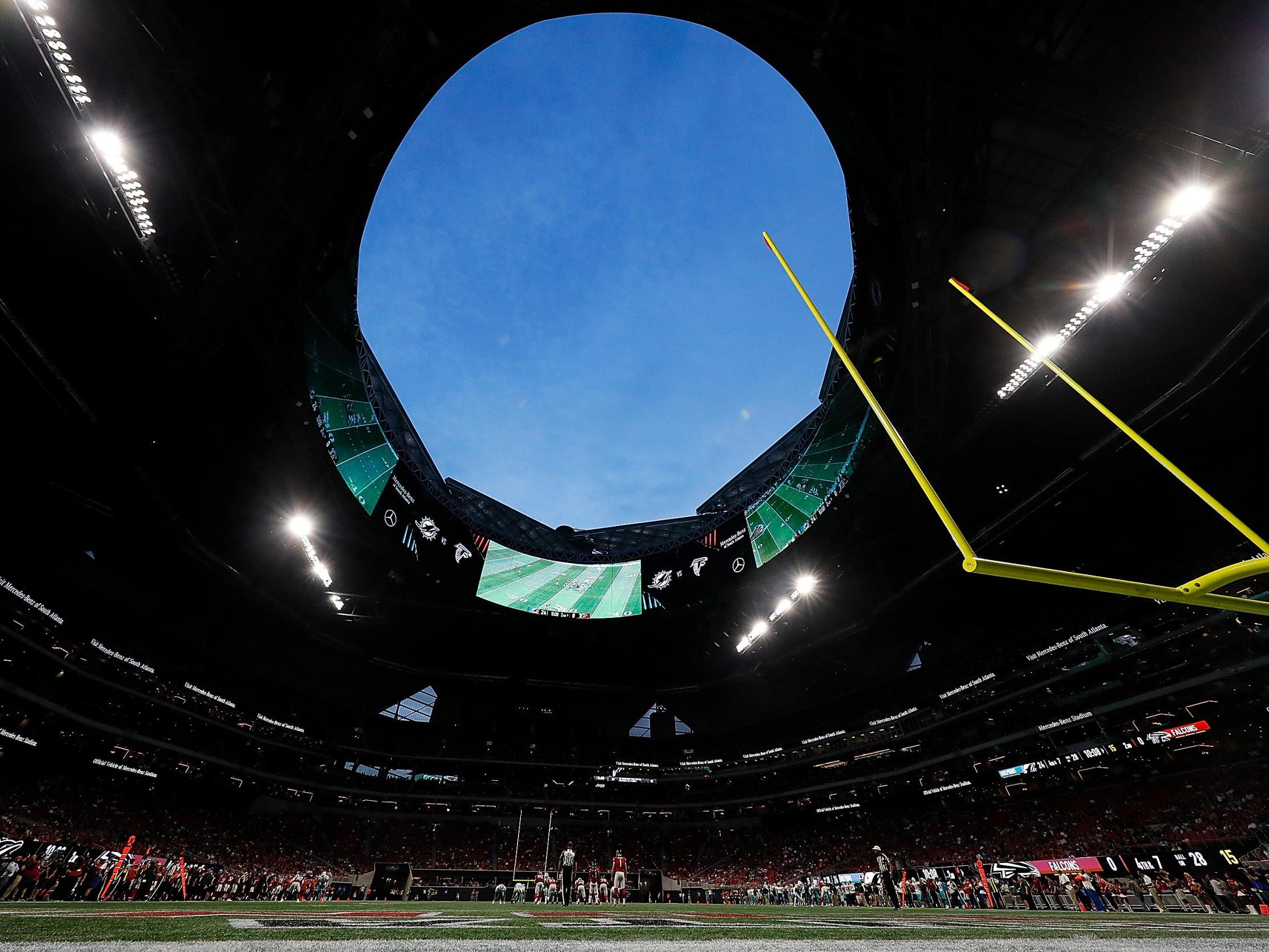 The Mercedes-Benz Stadium in Atlanta will host this year's Super Bowl