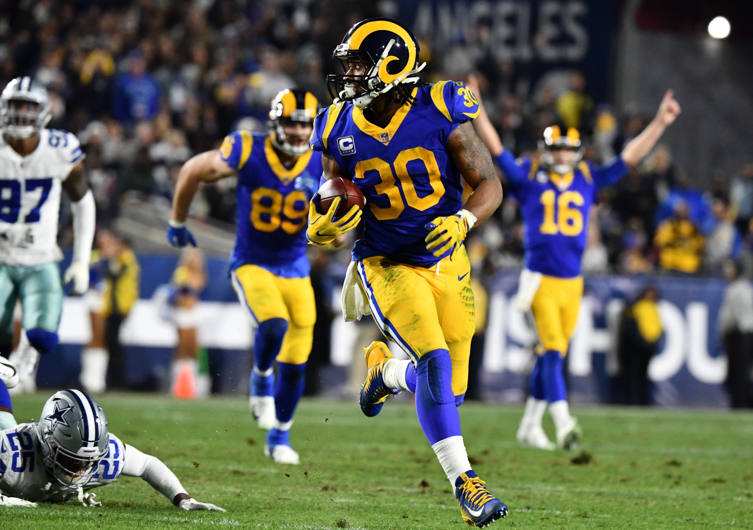 Gurley is sure to be a factor on Sunday