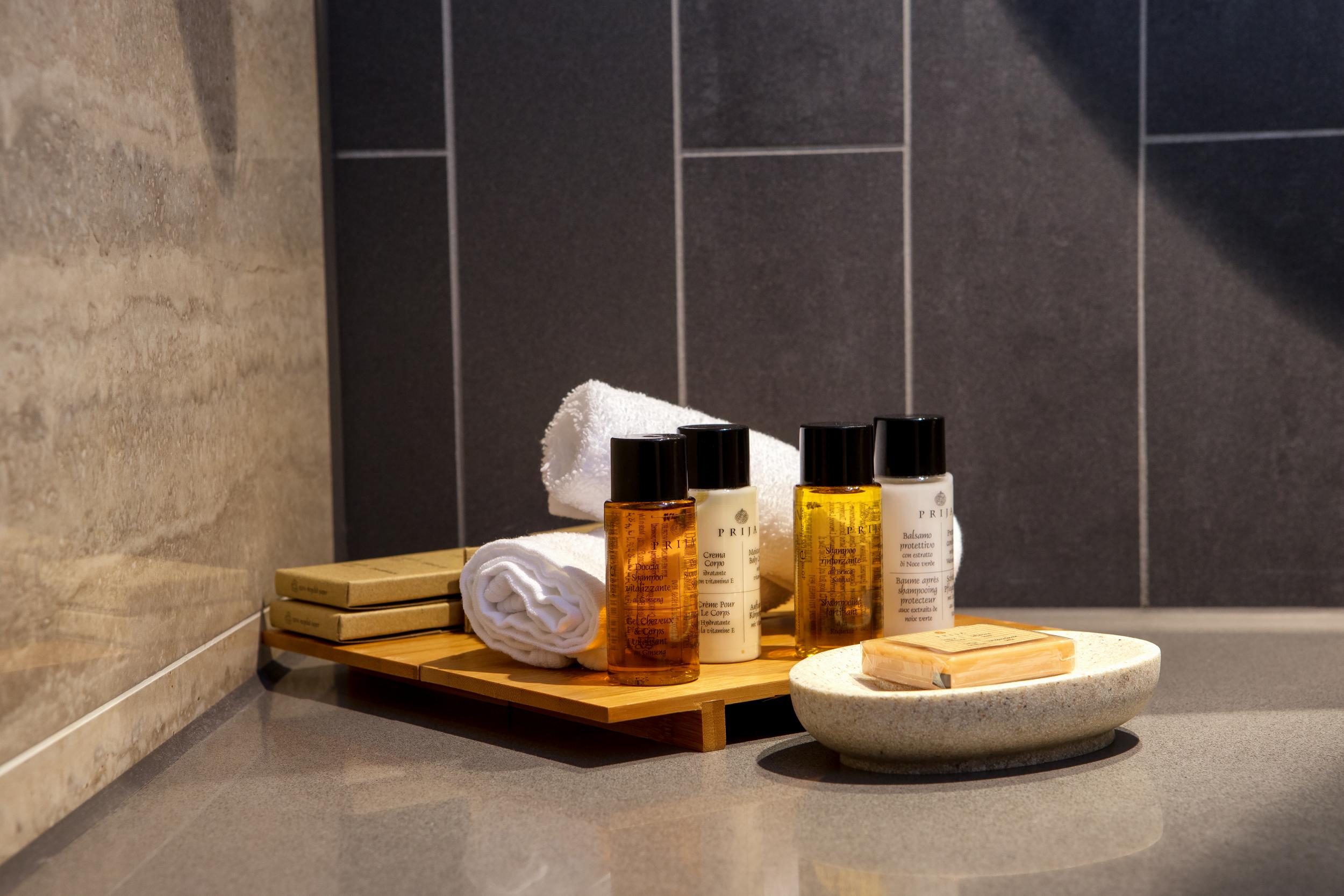 Prija toiletries are vegan friendly – and smell divine (Hilton London Bankside vegan suite )