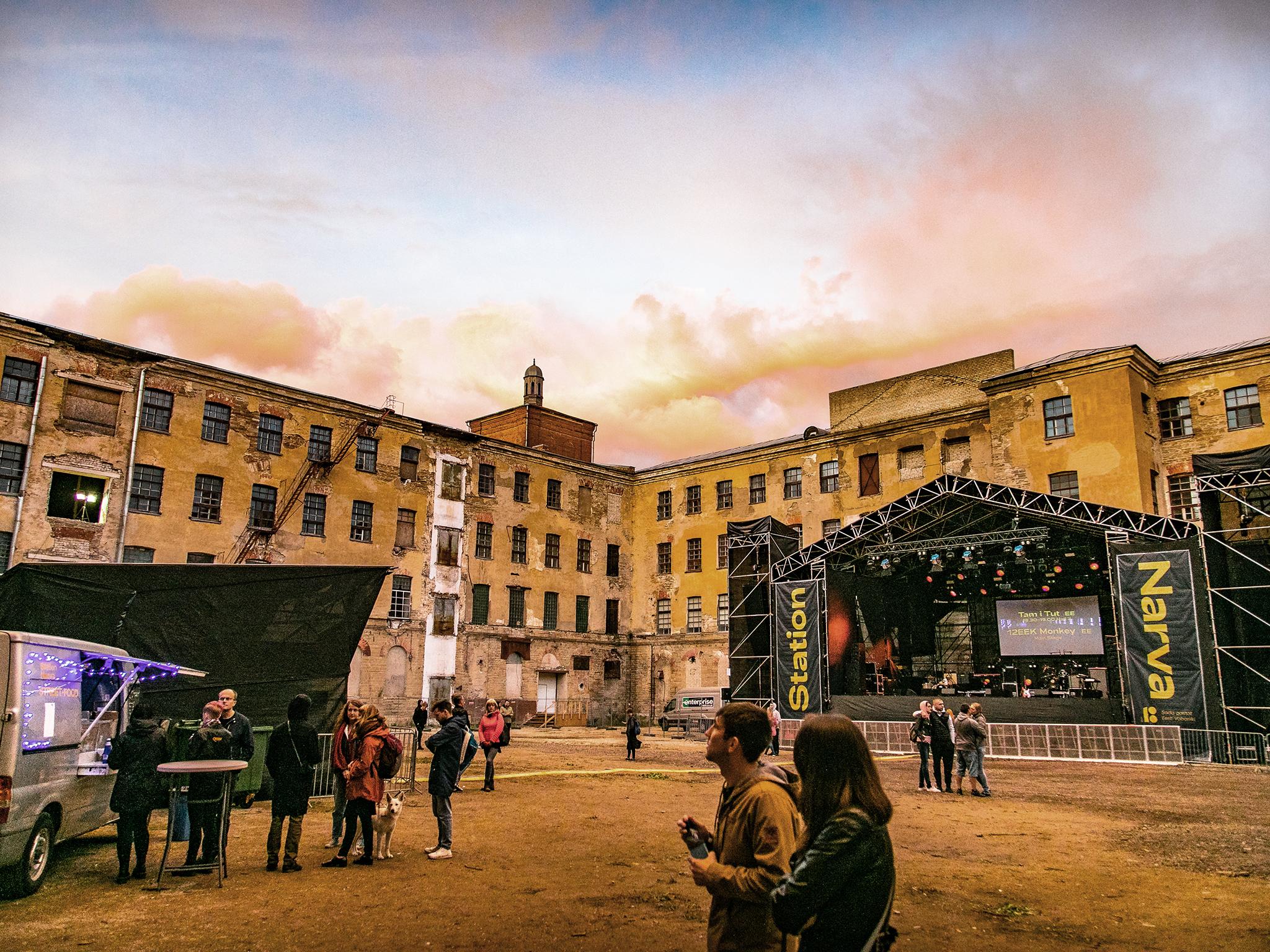 The first Station Narva festival held last year on Narva island