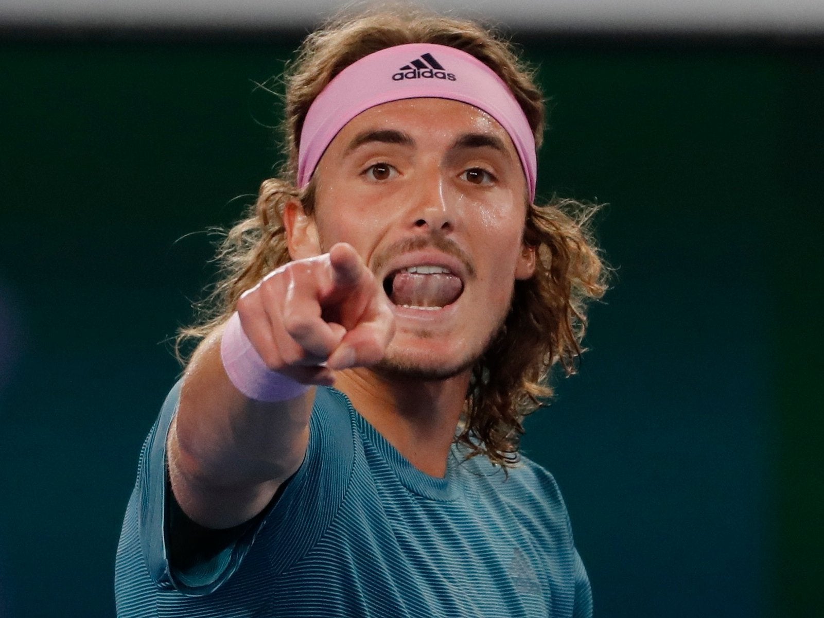 Tsitsipas shouted at the umpire during the match