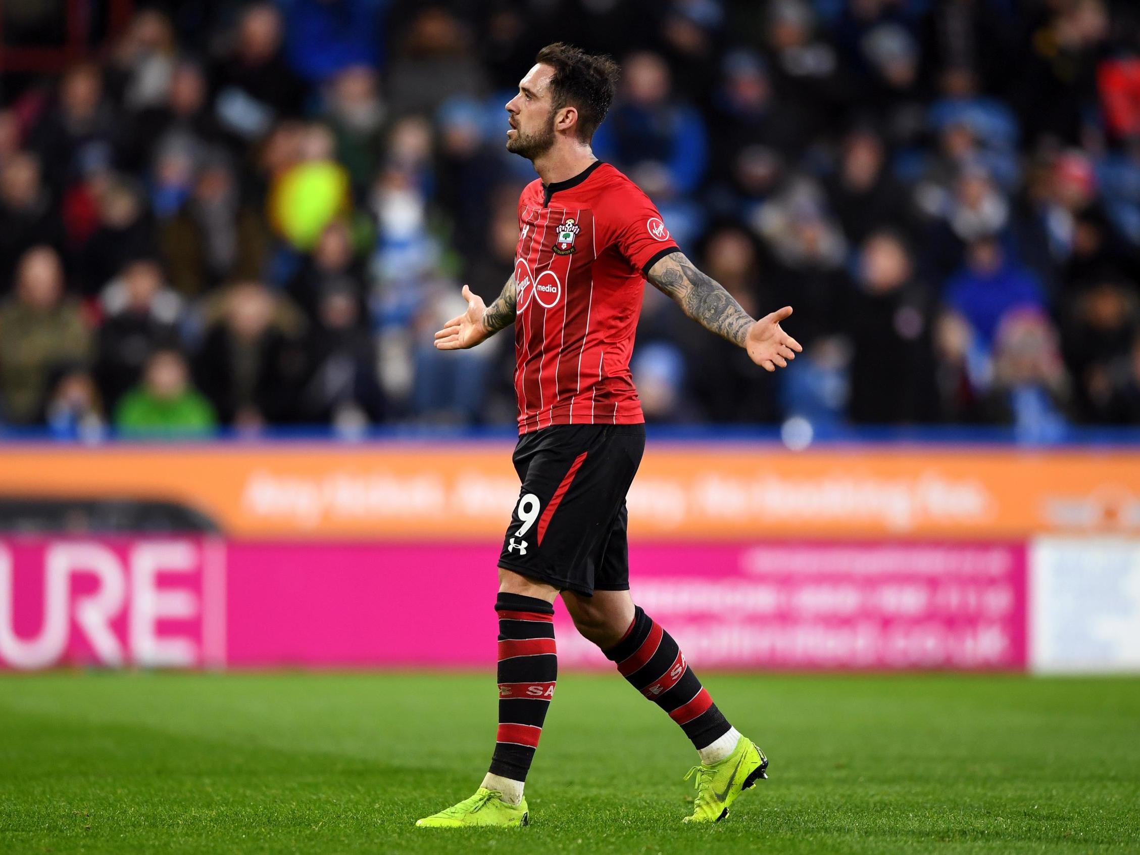 Danny Ings celebrates scoring against Huddersfield Town