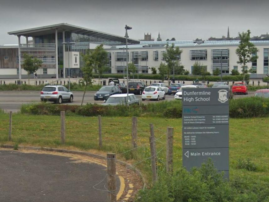 Two teenagers have been charged after 10 pupils at Dunfermline High School fell ill