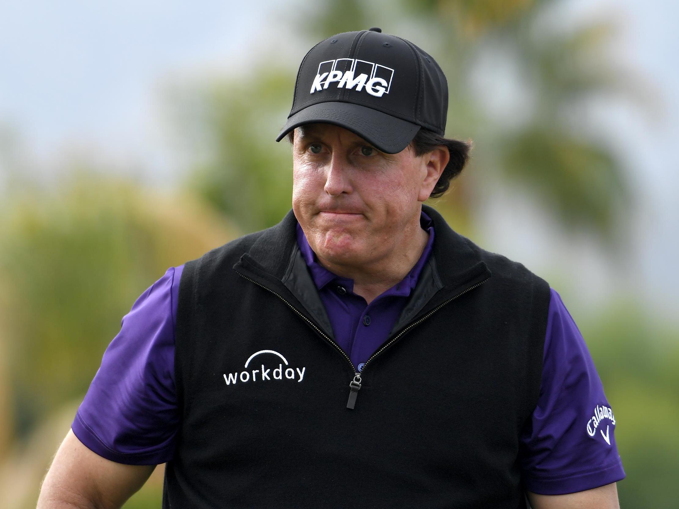 Phil Mickelson leads after two rounds