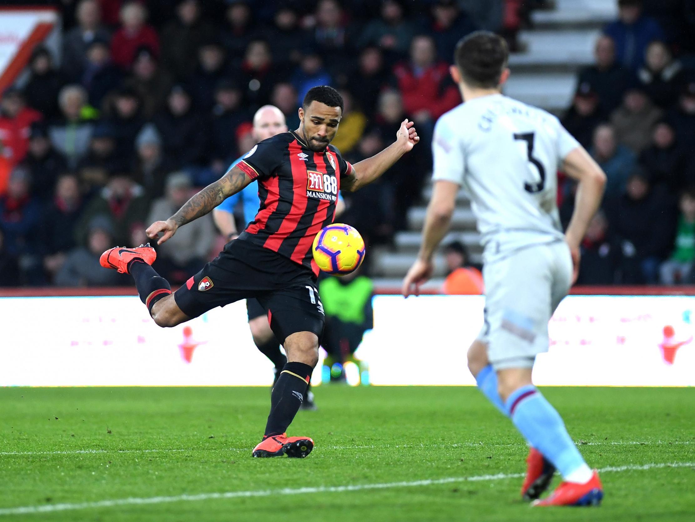 Callum Wilson strikes on goal vs West Ham