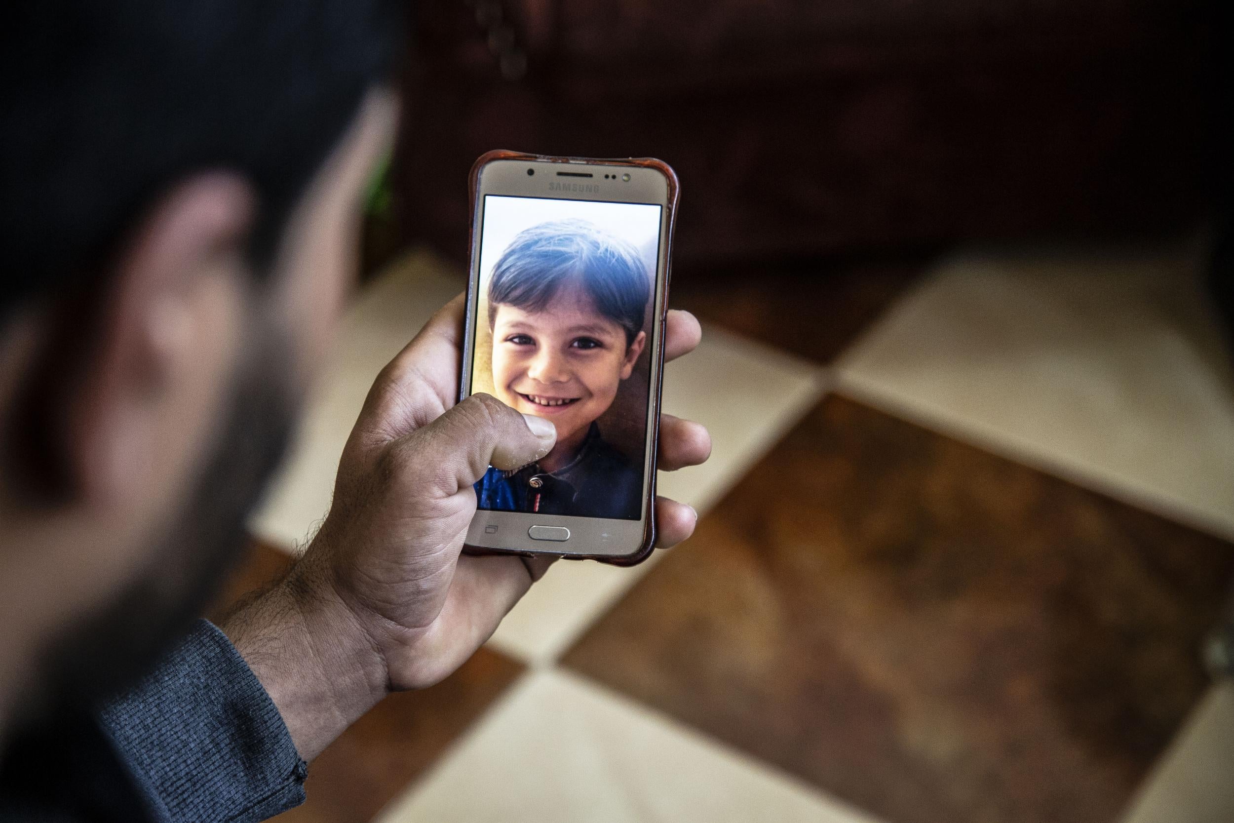 Mohamed, 5, died from an unknown disease he contracted after a day at the beach (Bel Trew/The Independent)