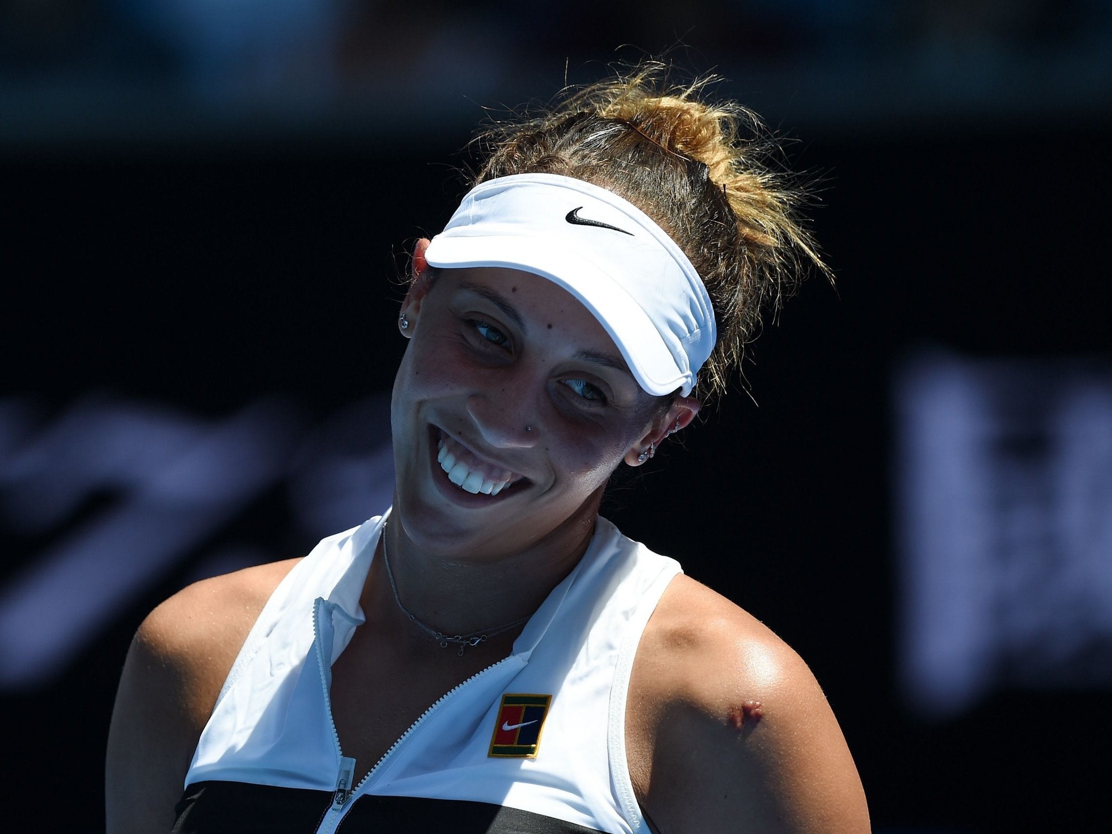 Madison Keys was knocked out by Svitolina