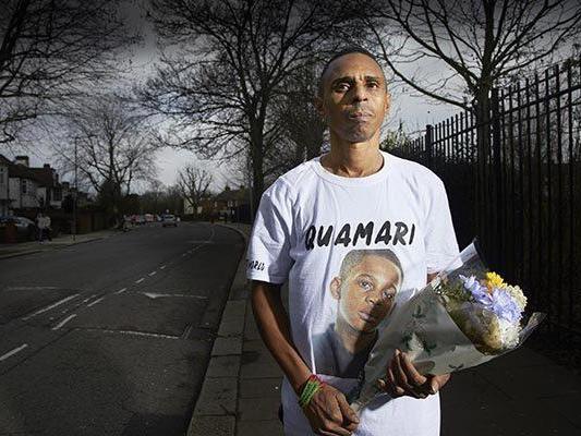 Paul Barnes, father of 15-year-old Quamari Serunkuma-Barnes, who was stabbed in west London by another 15-year-old in 2017