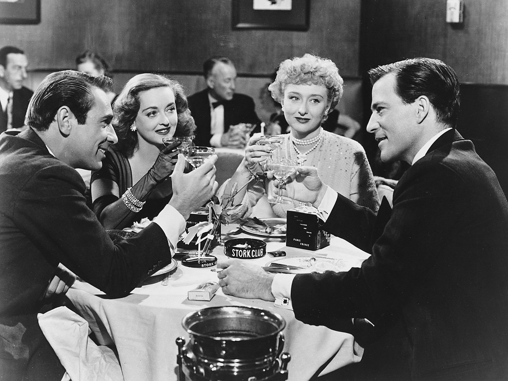 Gary Merrill, Bette Davis, Celeste Holm and Hugh Marlowe in All About Eve (Rex)