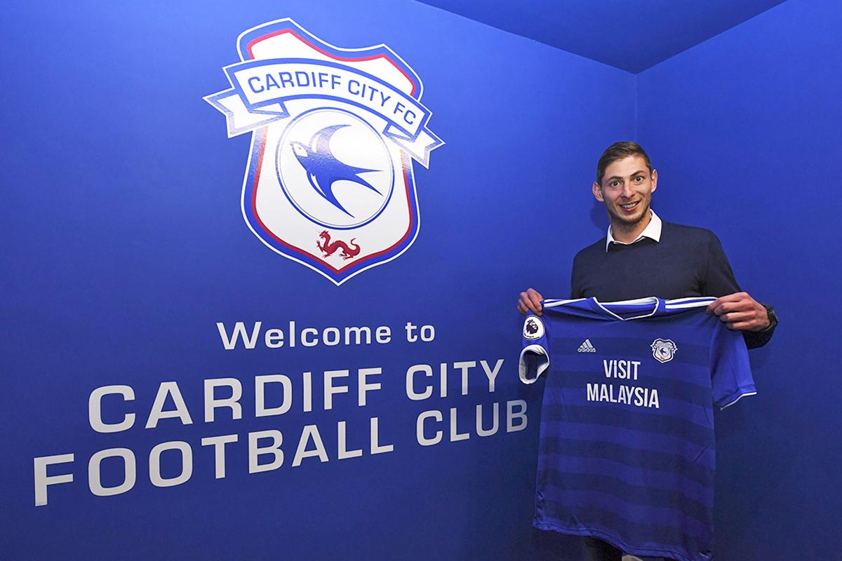 Sala was flying back to Cardiff to join up with his new club when his plane went missing (Getty)