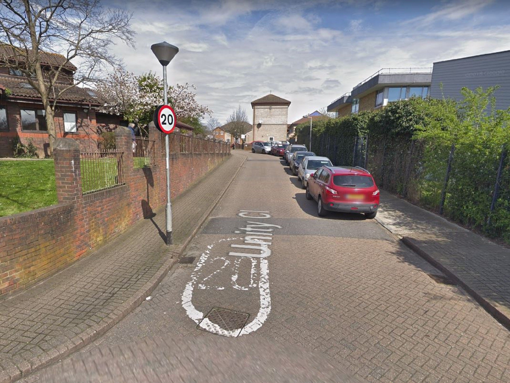 General view of Unity Close, in Lambeth, southeast London, where a 15-year-old boy was shot on 22 January, 2019.