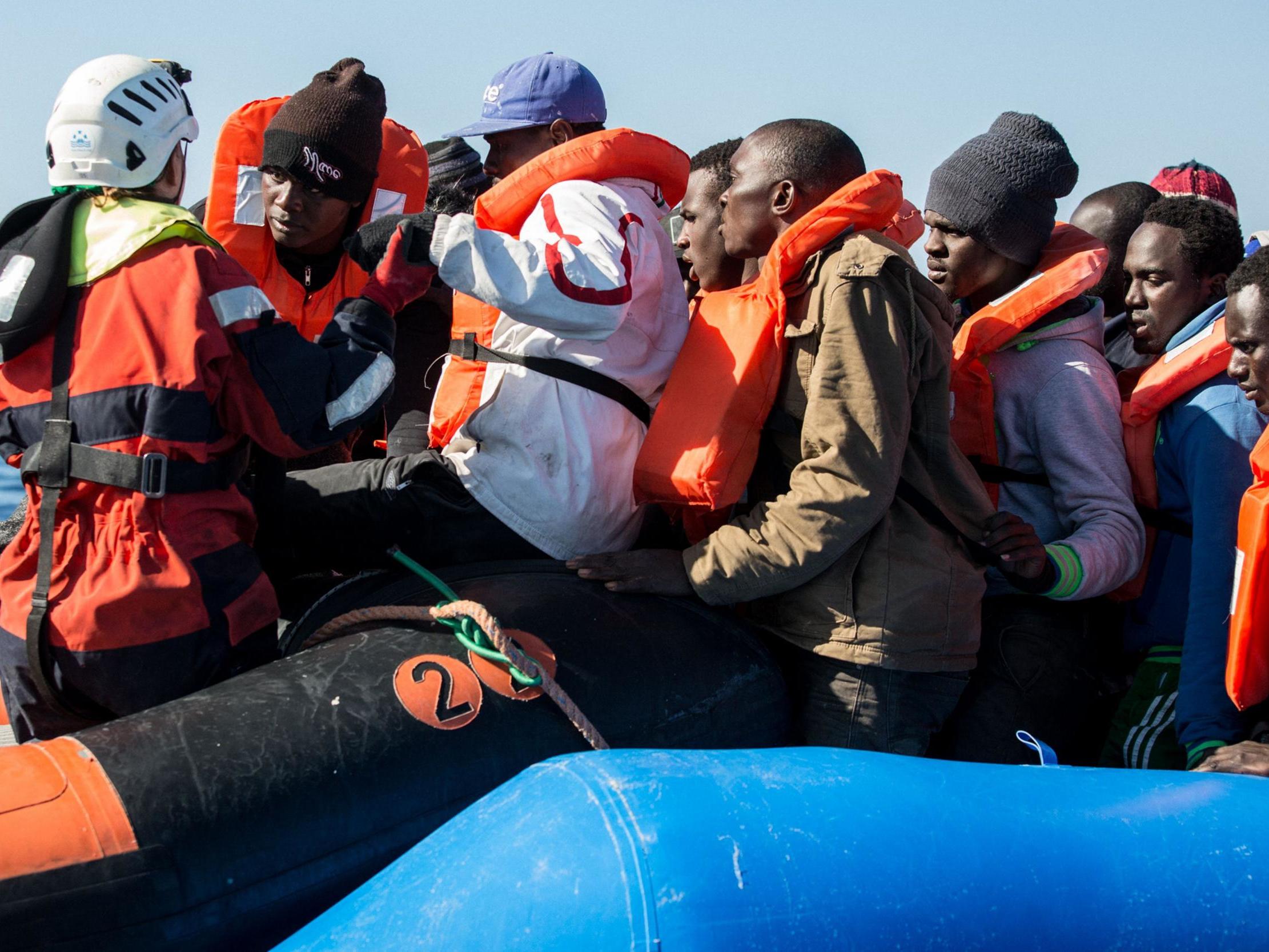 An estimated 200 people have already drowned trying to reach Europe in January