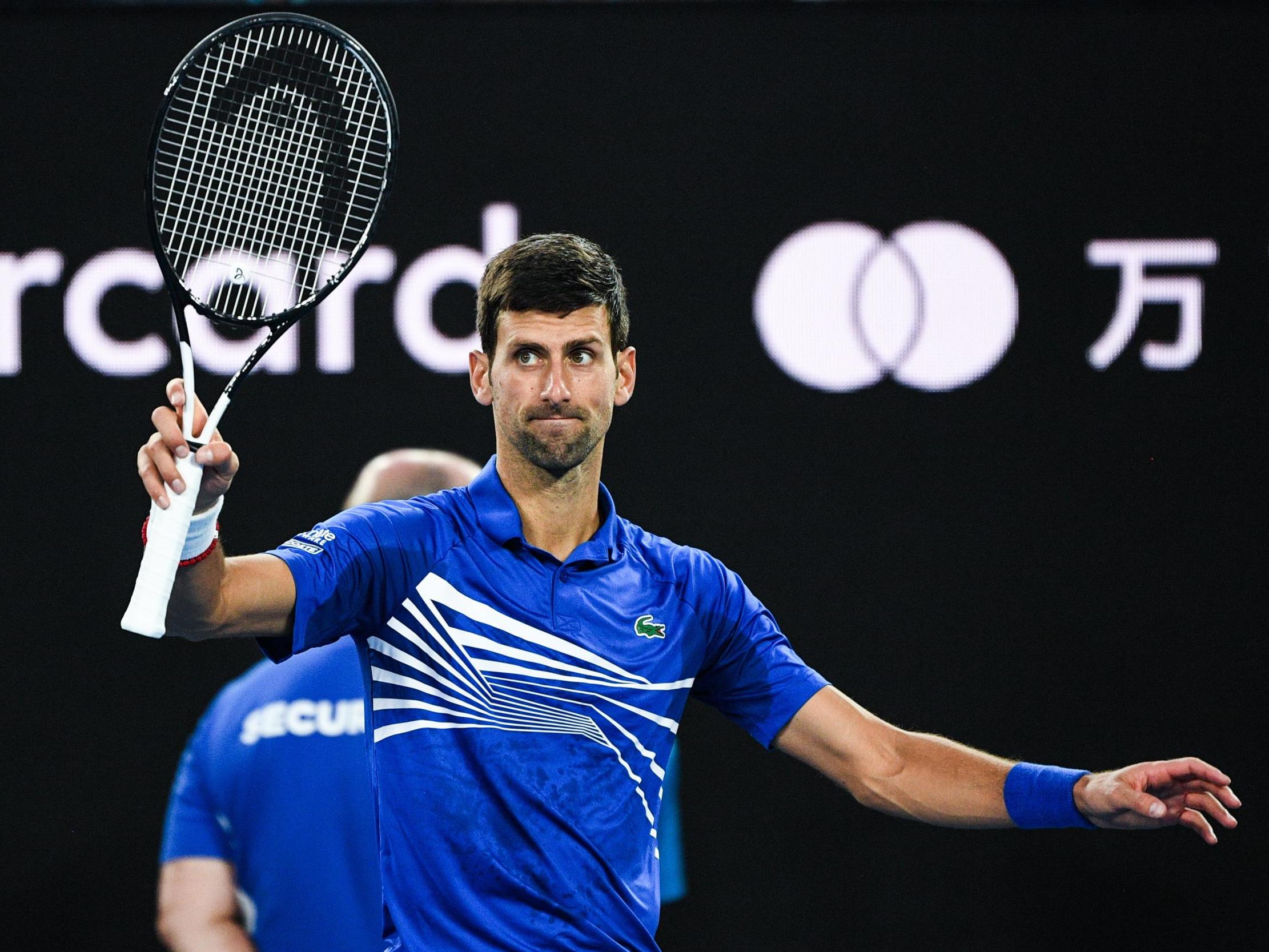 The Serbian will now face Lucas Pouille in the last four of the tournament