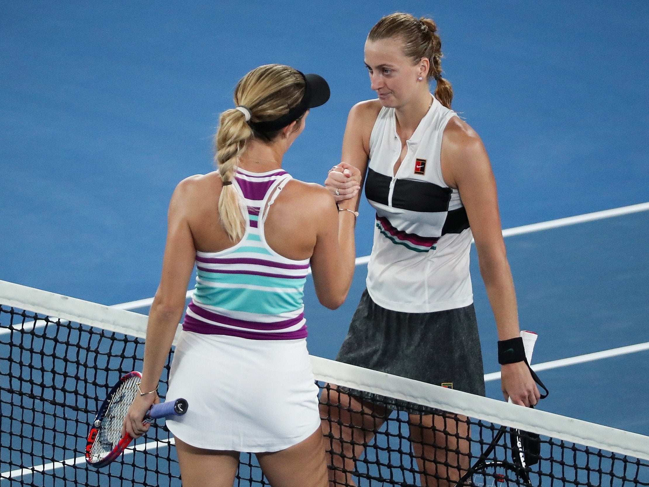 Kvitova was too strong for Collins