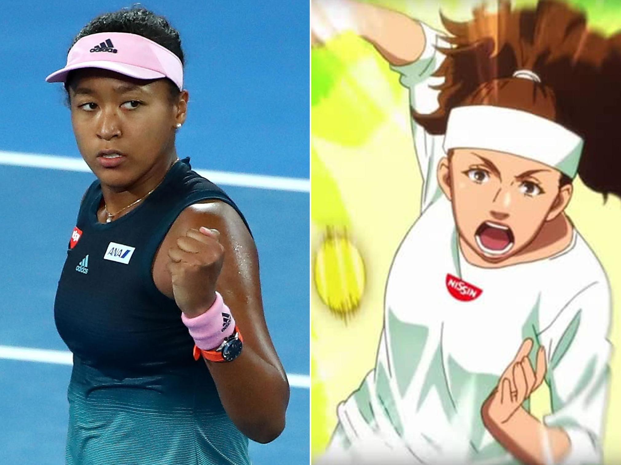 Naomi Osaka and the Nissin Foods cartoon