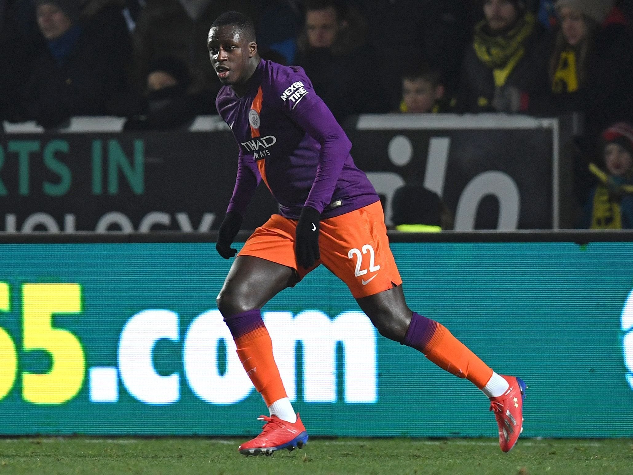 Benjamin Mendy came on against Burton in mid-week