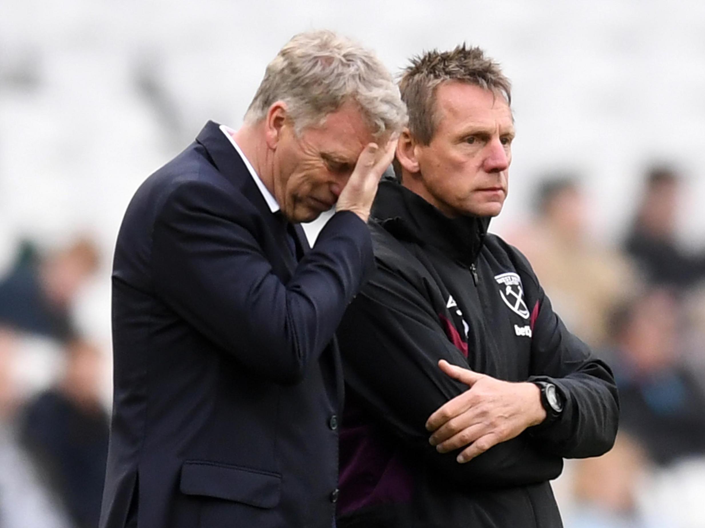 Stuart Pearce was part of David Moyes' coaching staff at West Ham